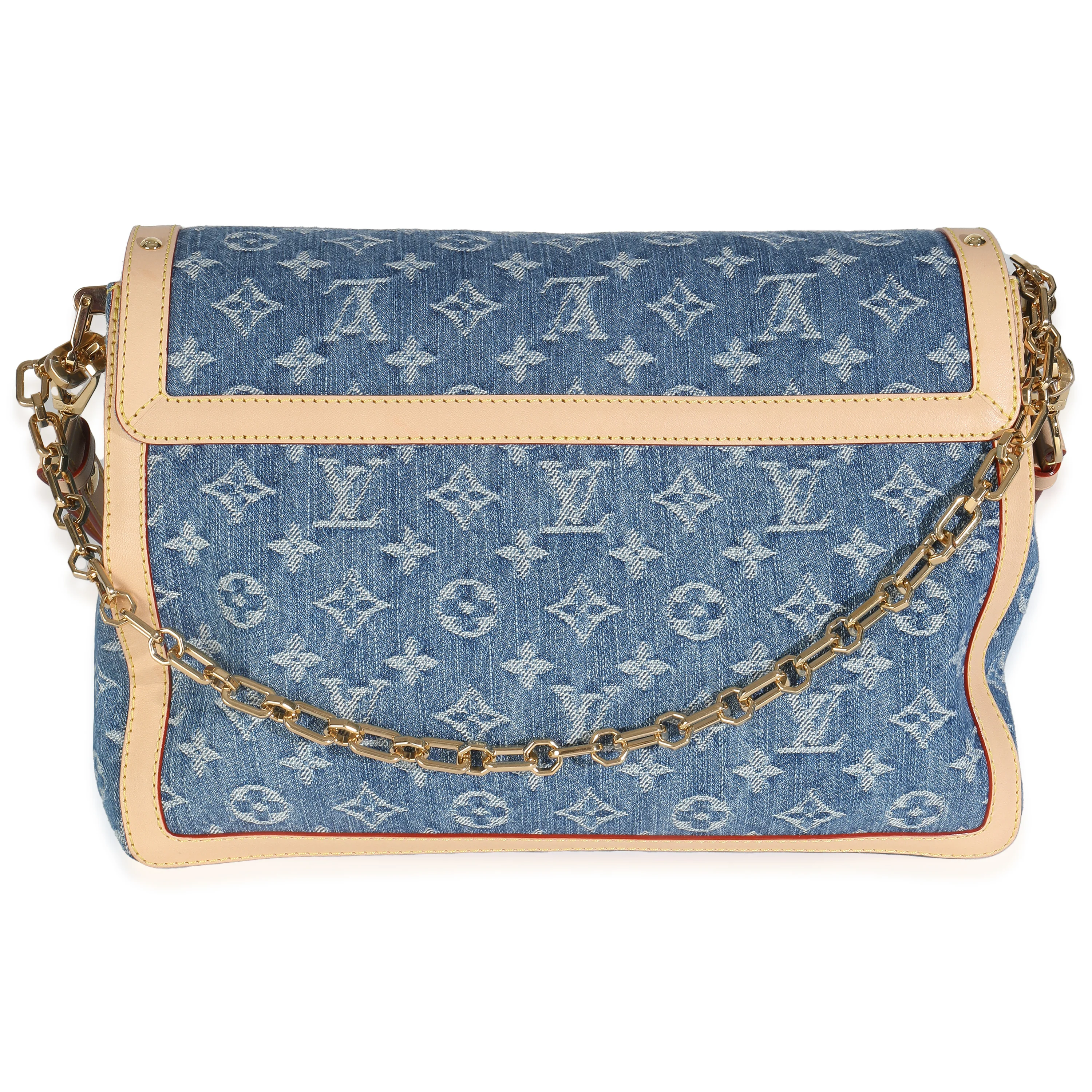 Blue Monogram Denim Dauphine Soft GM - Image 4