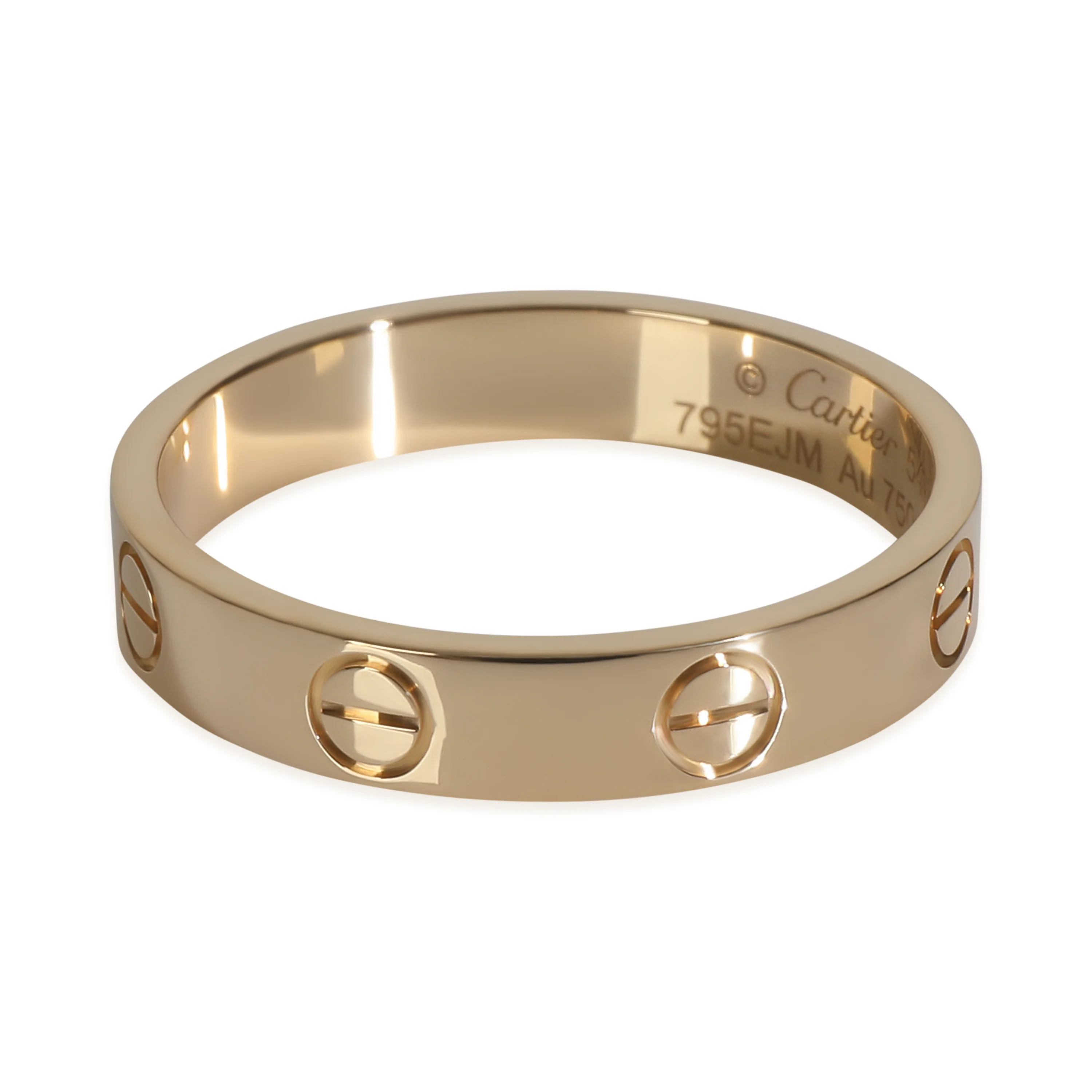 Yellow Gold  Small Model Love Ring - Image 2