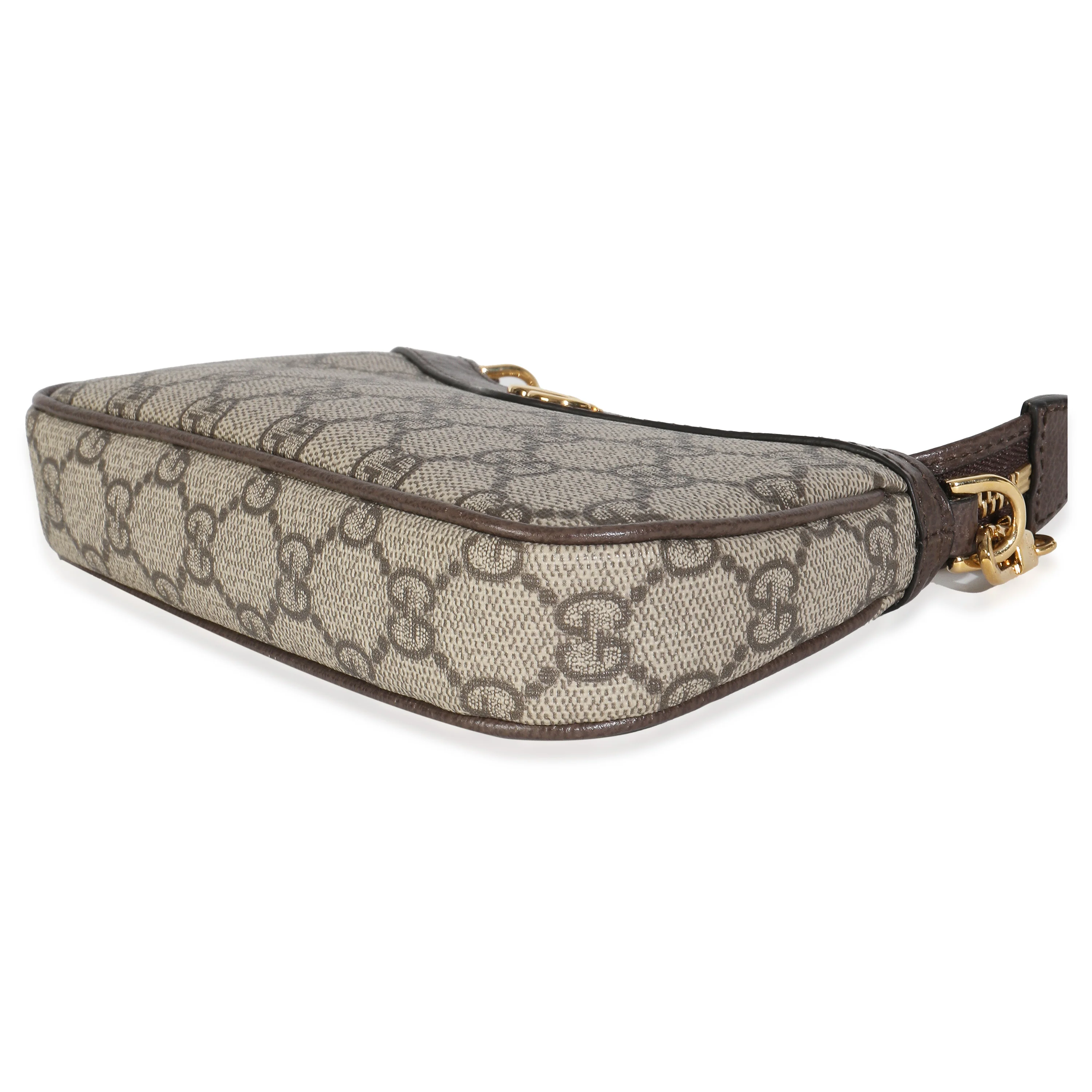 GG Supreme Monogram Textured Dollar Calfskin Mini Ophidia Chain Bag - Image 7