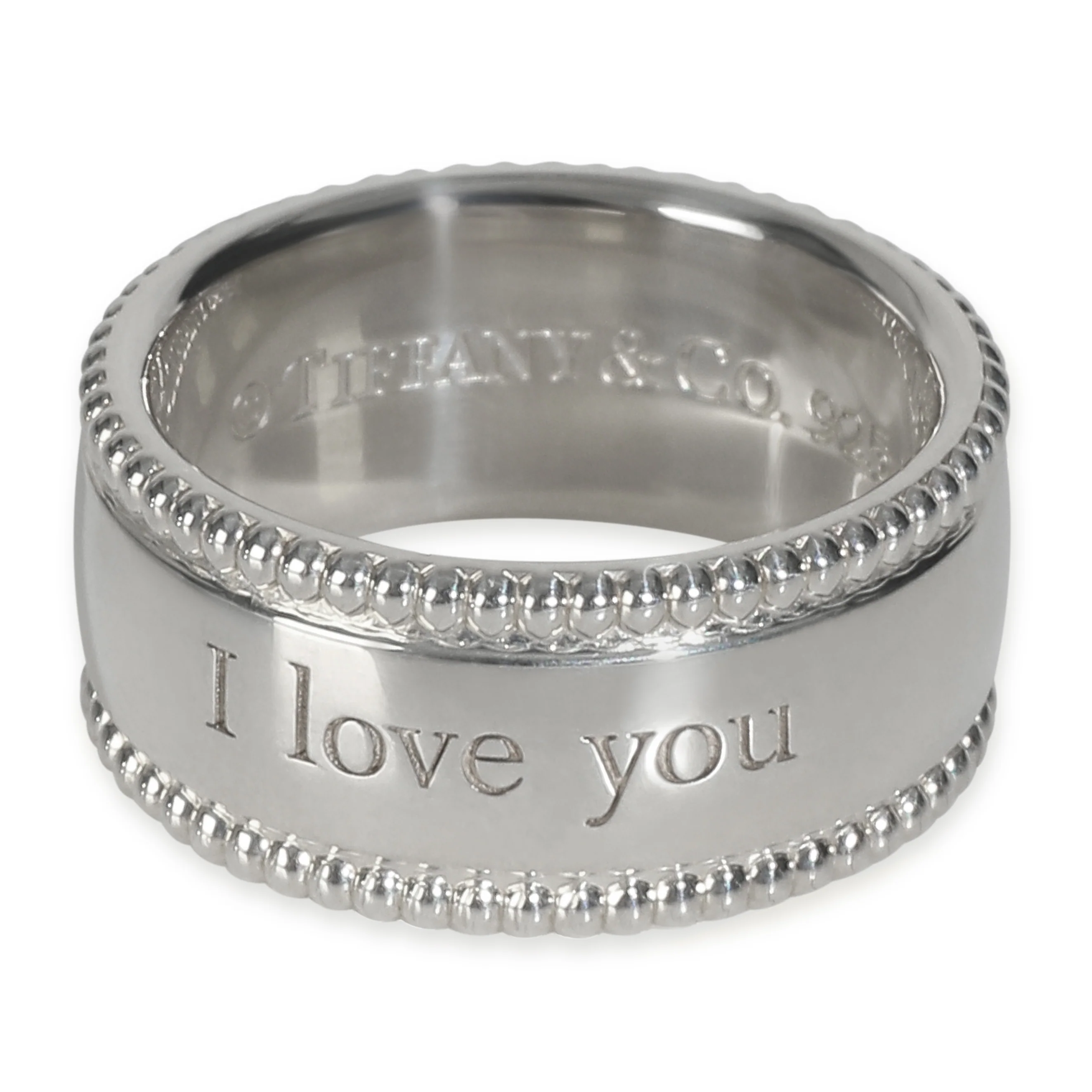 Sterling Silver I Love You Ring