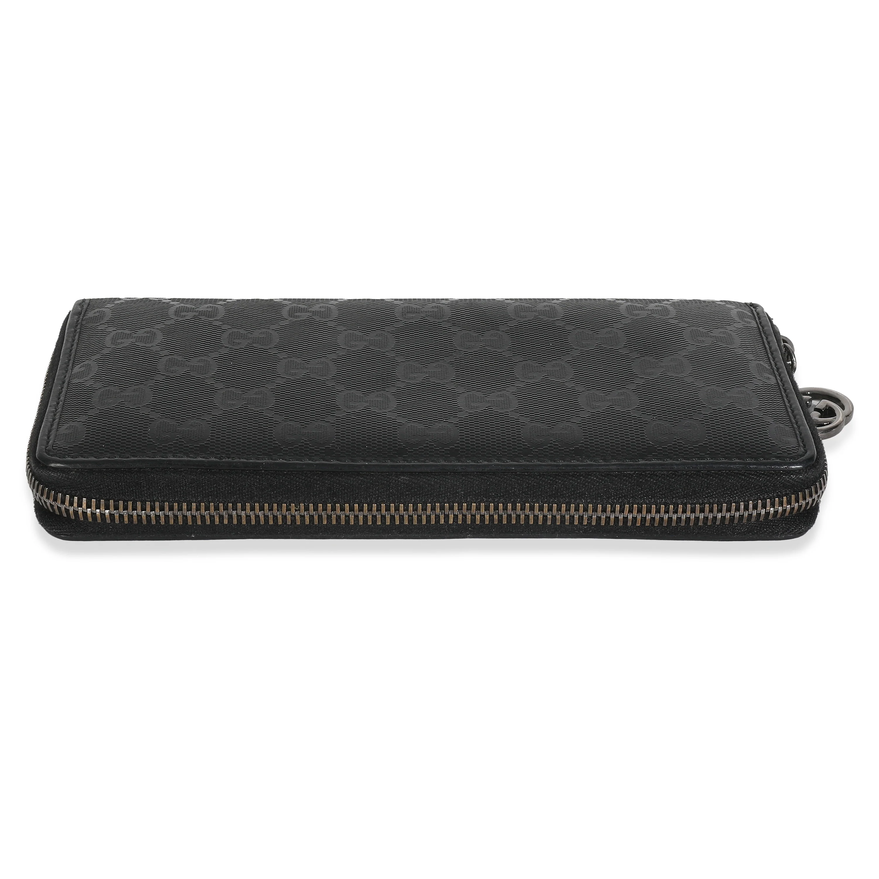 Black Imprime Monogram GG Pierce Zip Around Wallet - Image 3