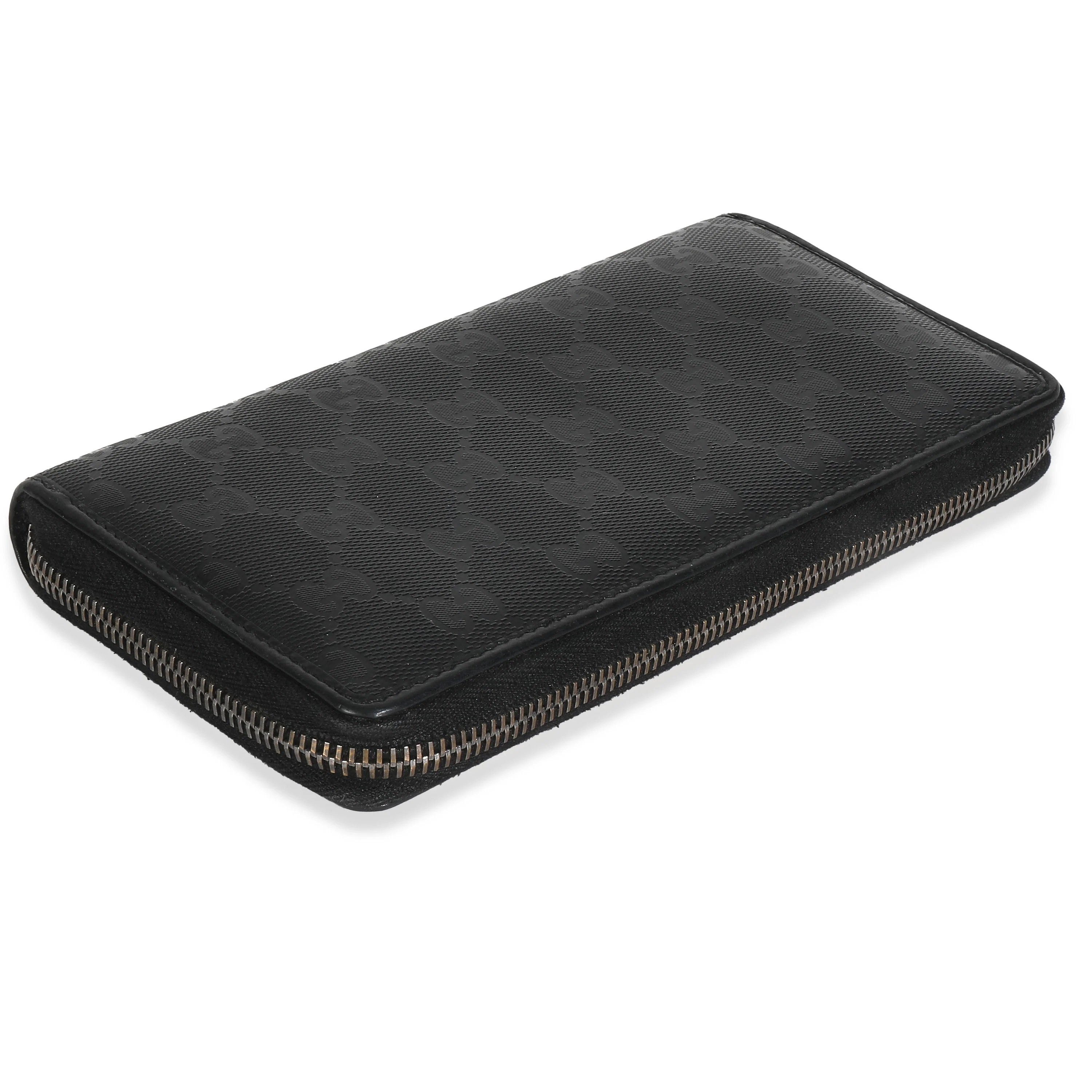Black Imprime Monogram GG Pierce Zip Around Wallet - Image 4