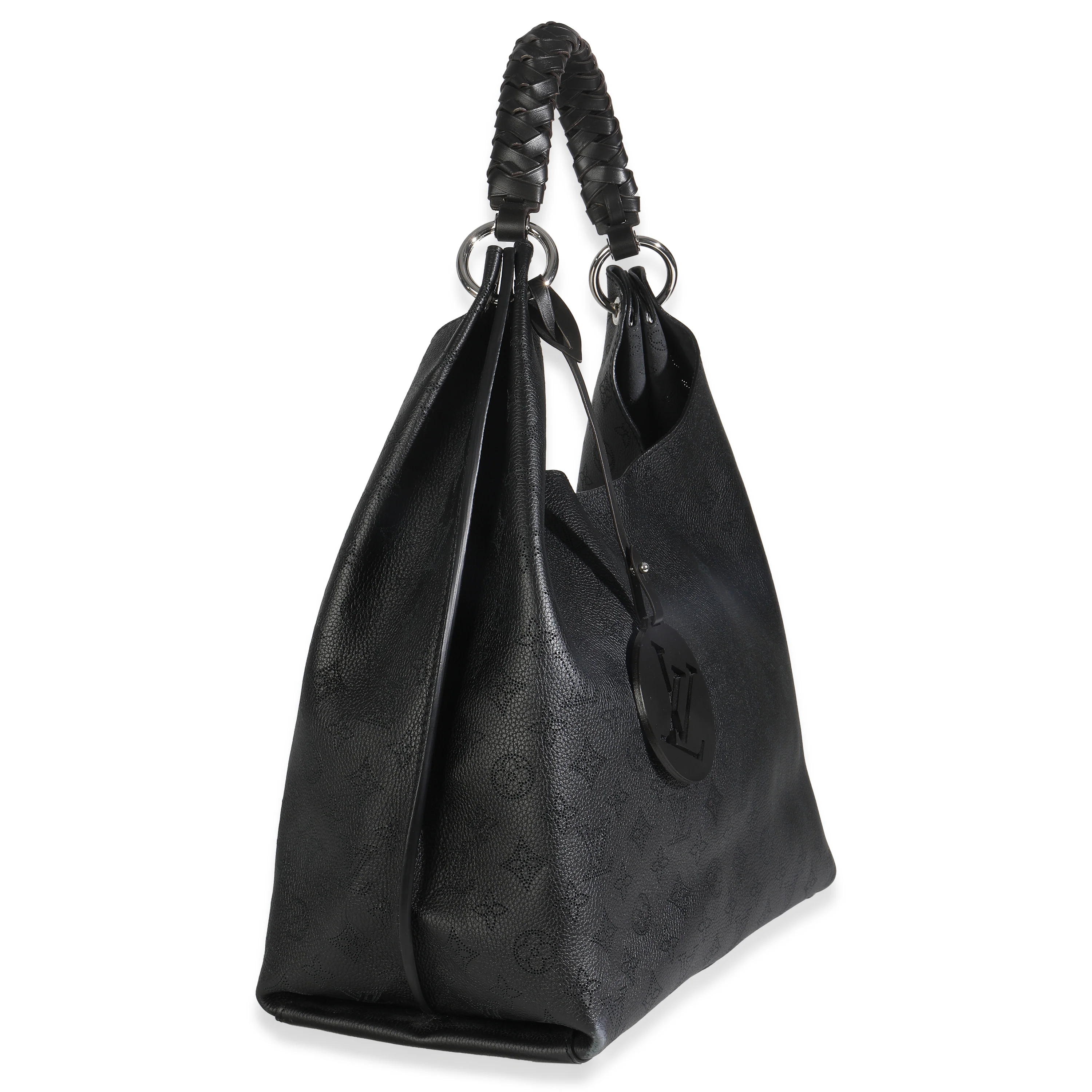 Black Monogram Mahina Carmel Hobo - Image 3