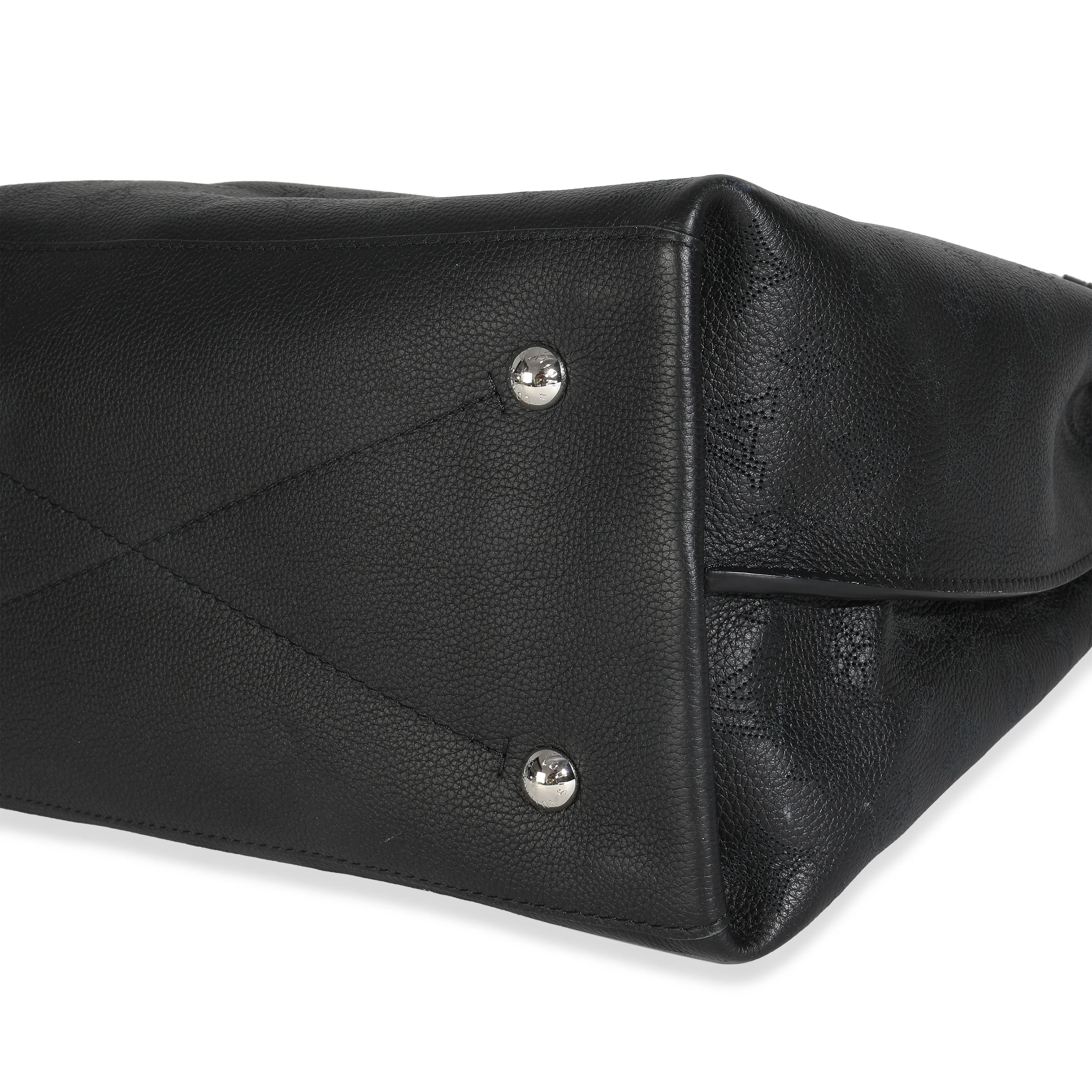Black Monogram Mahina Carmel Hobo - Image 7