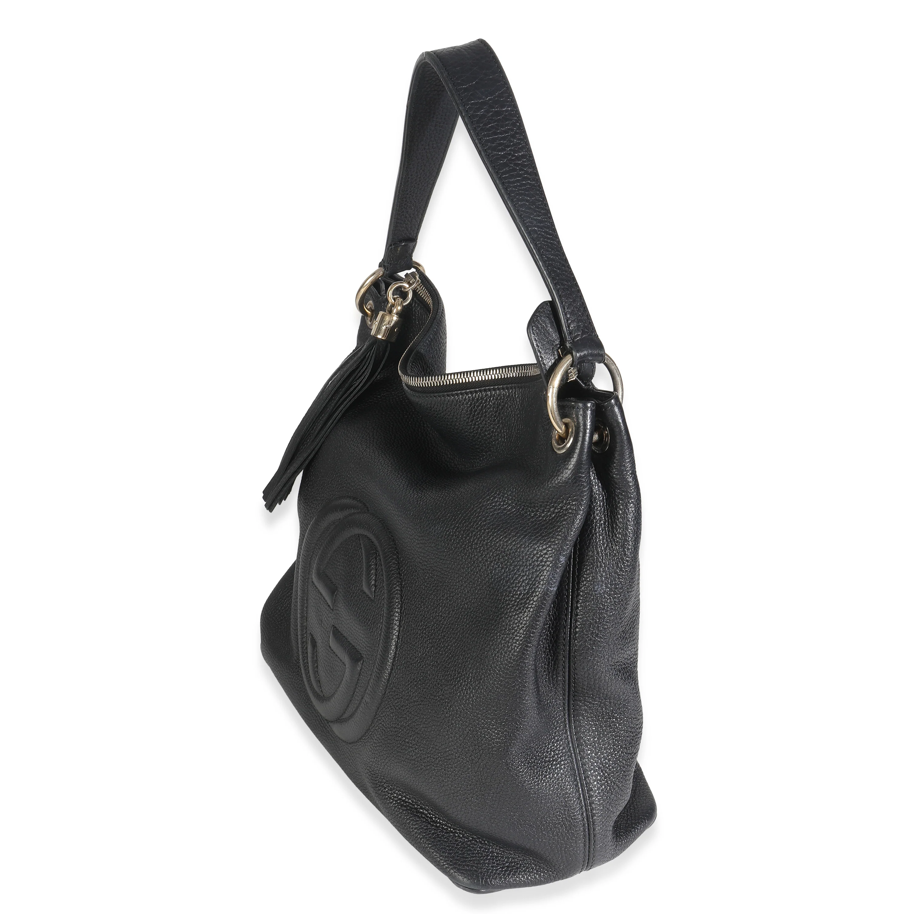 Interlocking G Soho Shoulder Bag Black - Image 2