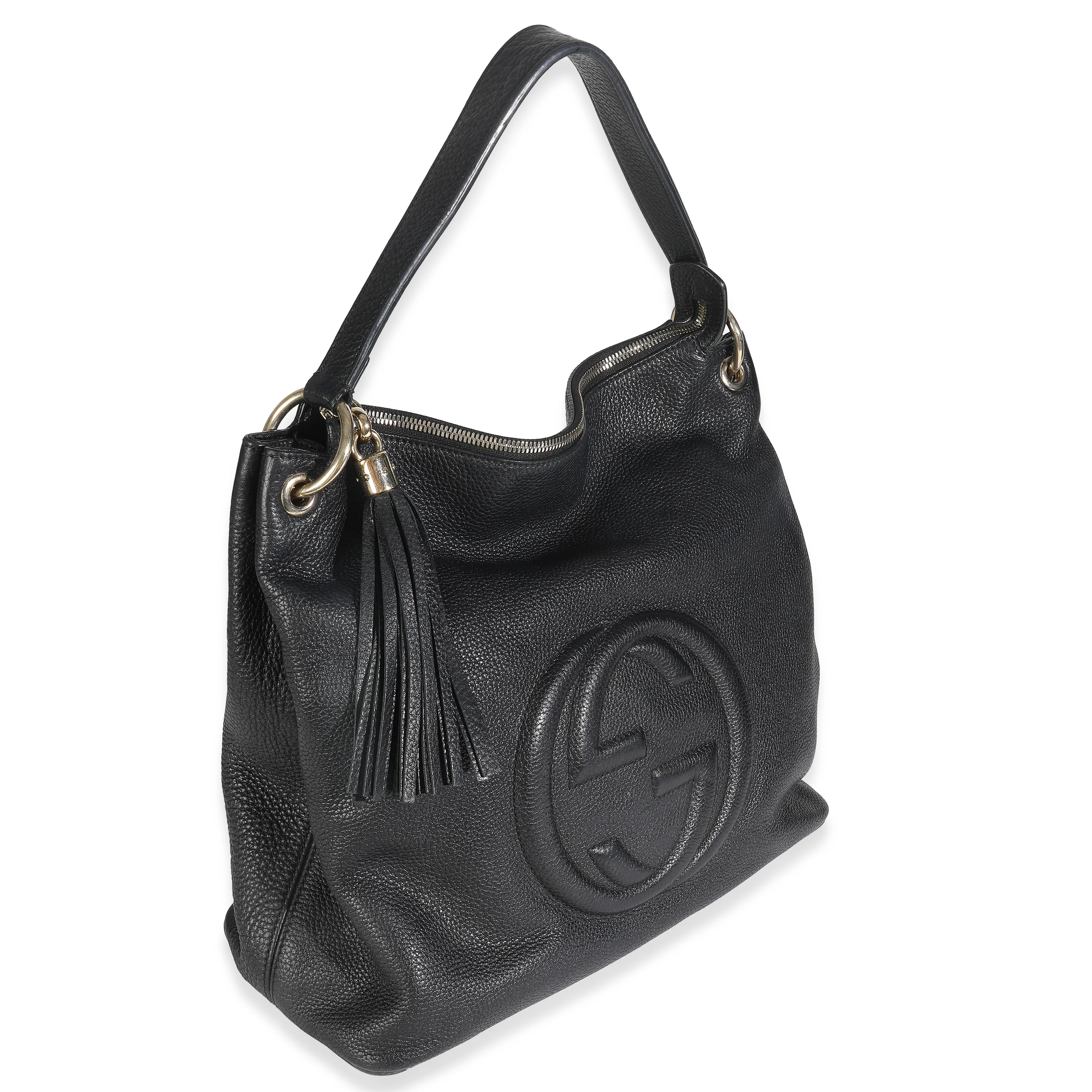 Interlocking G Soho Shoulder Bag Black - Image 3