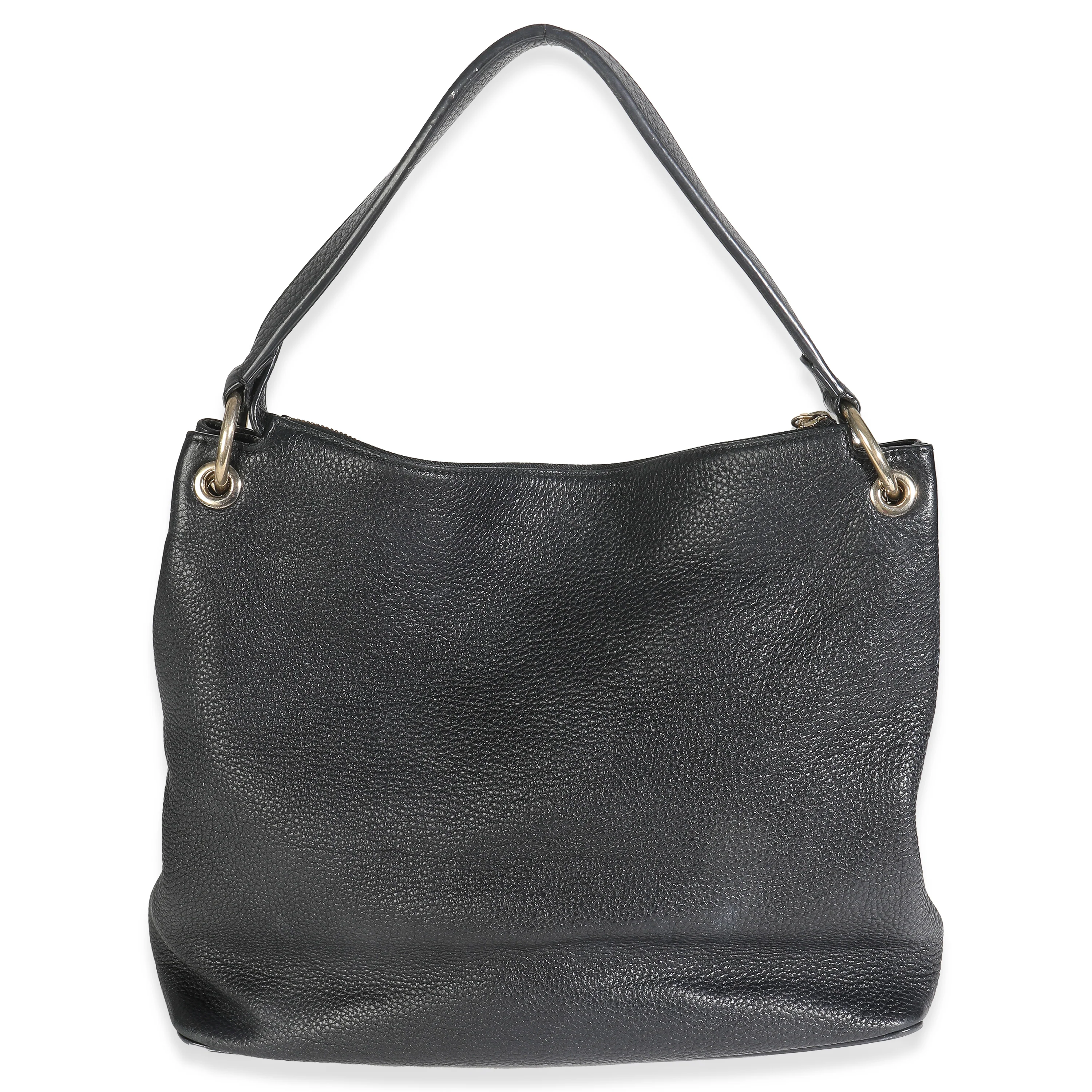 Interlocking G Soho Shoulder Bag Black - Image 4