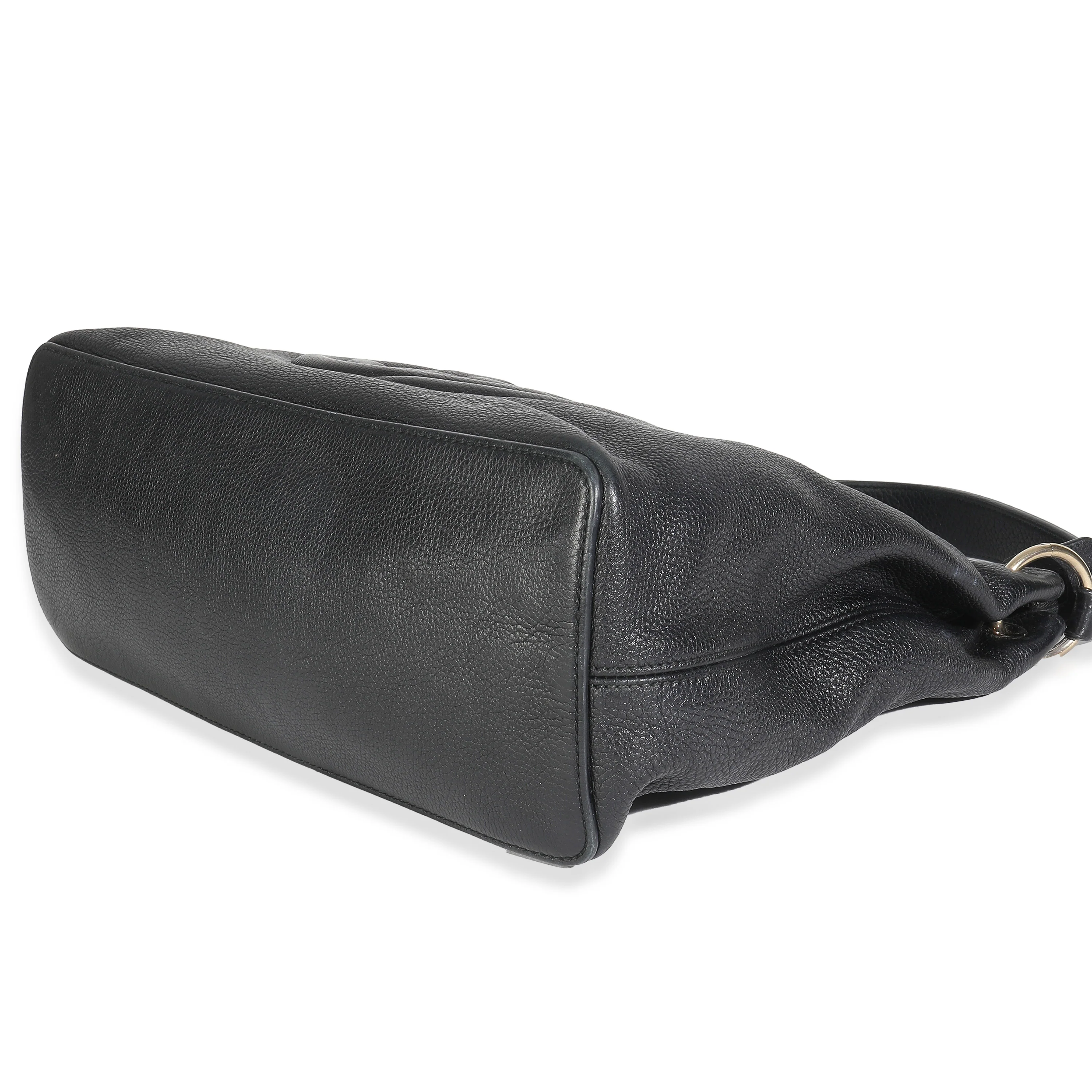 Interlocking G Soho Shoulder Bag Black - Image 7