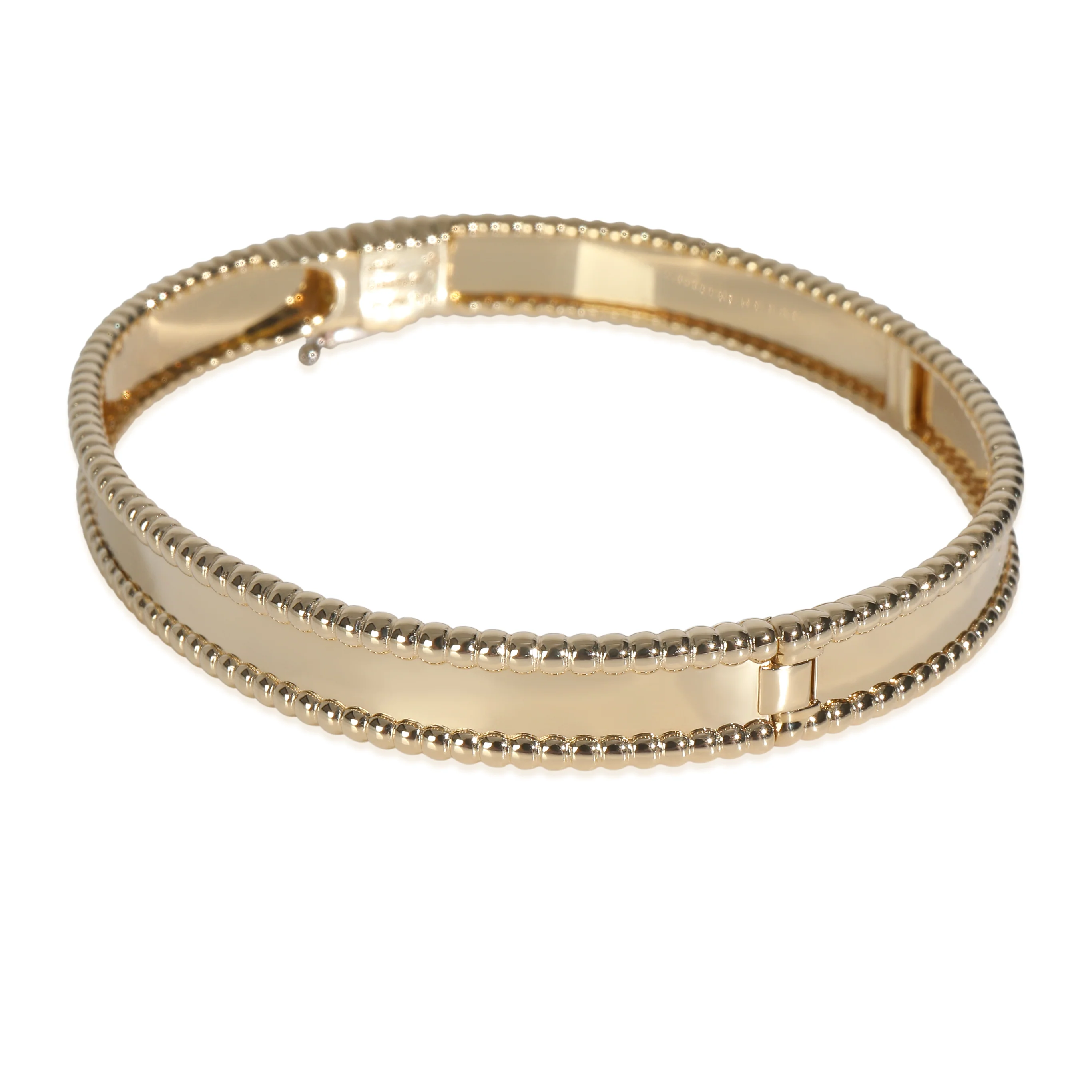 Yellow Gold Perlee Signature Bracelet - Image 2