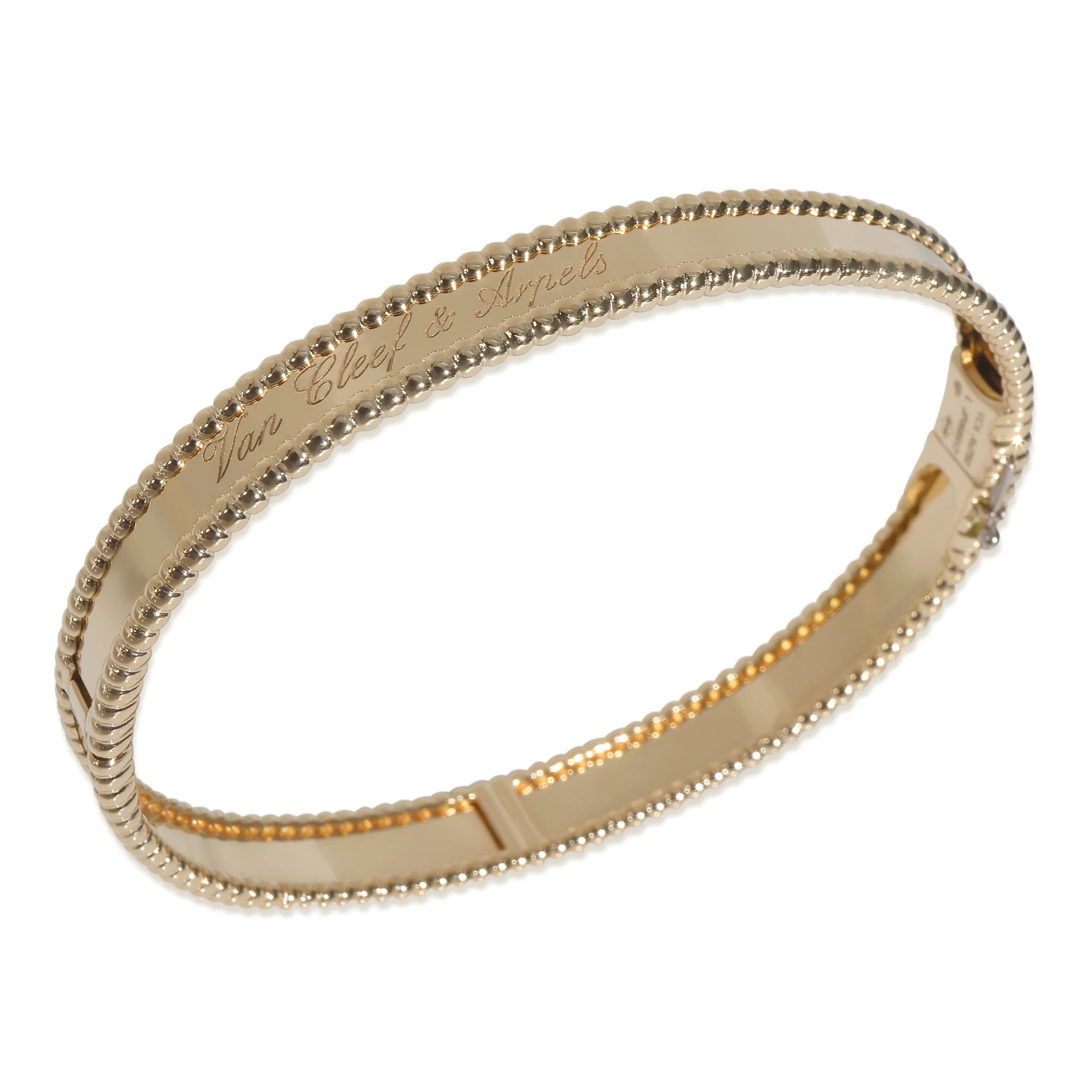 Yellow Gold Perlee Signature Bracelet - Image 4