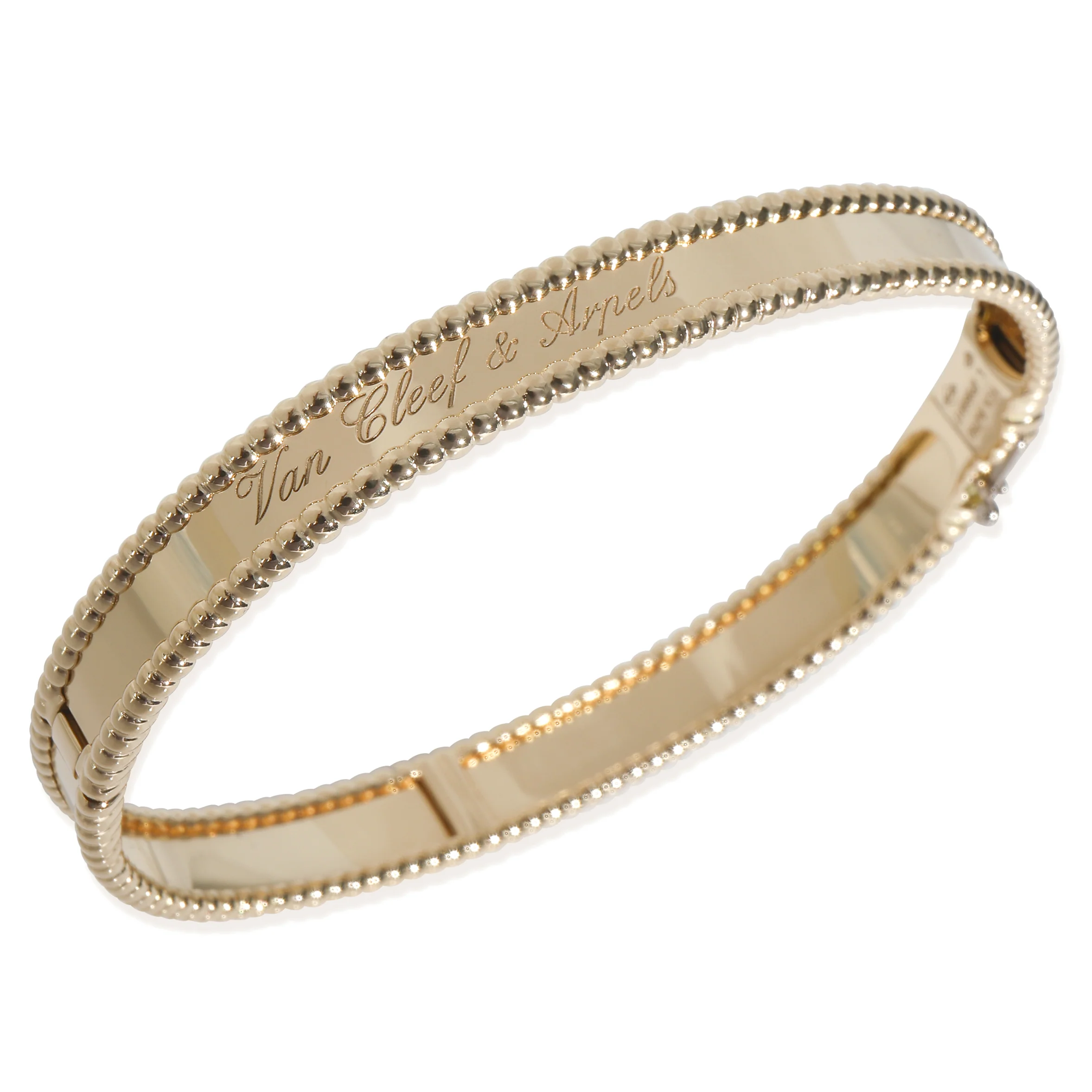 Yellow Gold Perlee Signature Bracelet - Image 6
