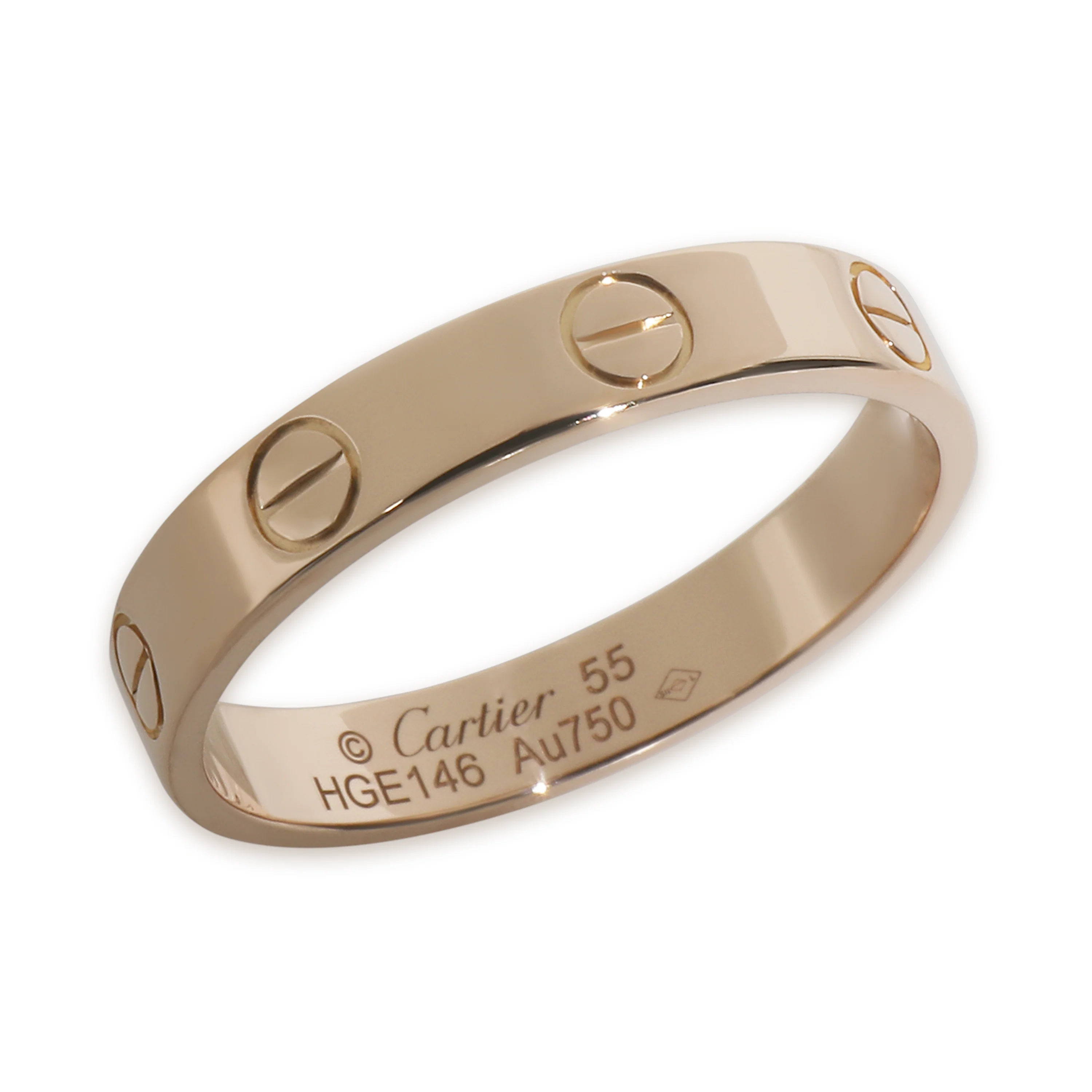 Rose Gold Small Model Love Ring - Image 5