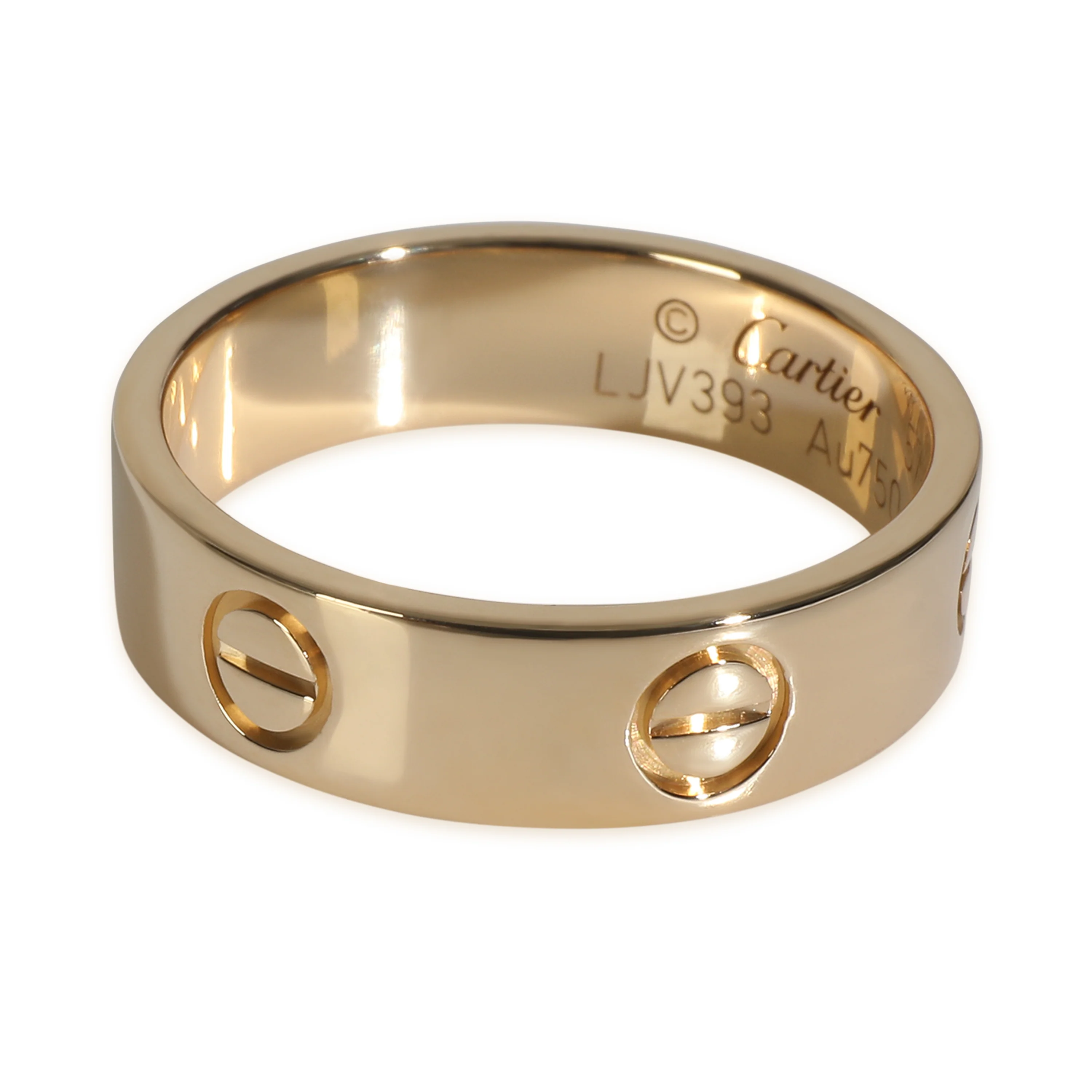 Yellow Gold  Love Ring - Image 2