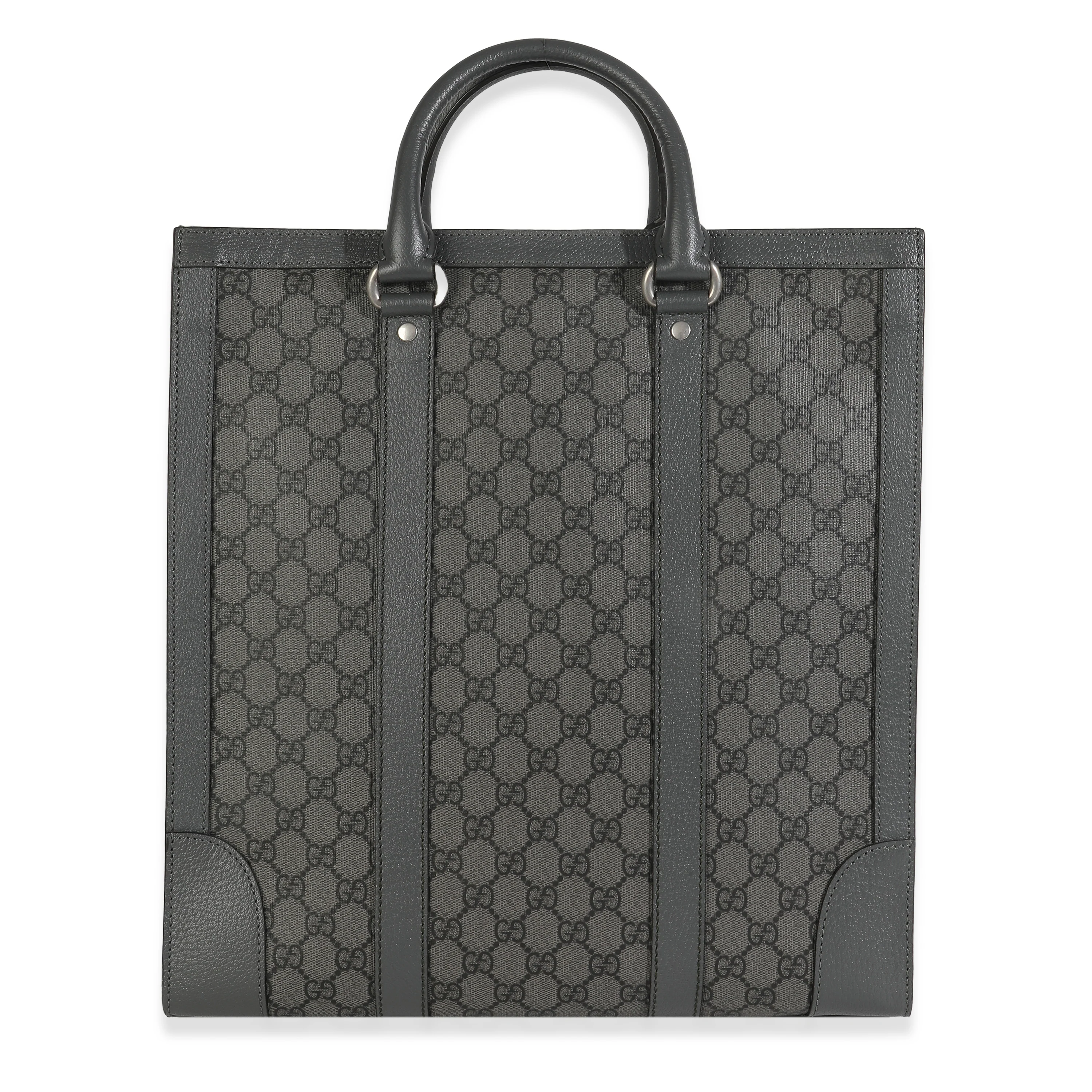 Grey Black GG Coated Canvas Ophidia Medium Tote - Image 4