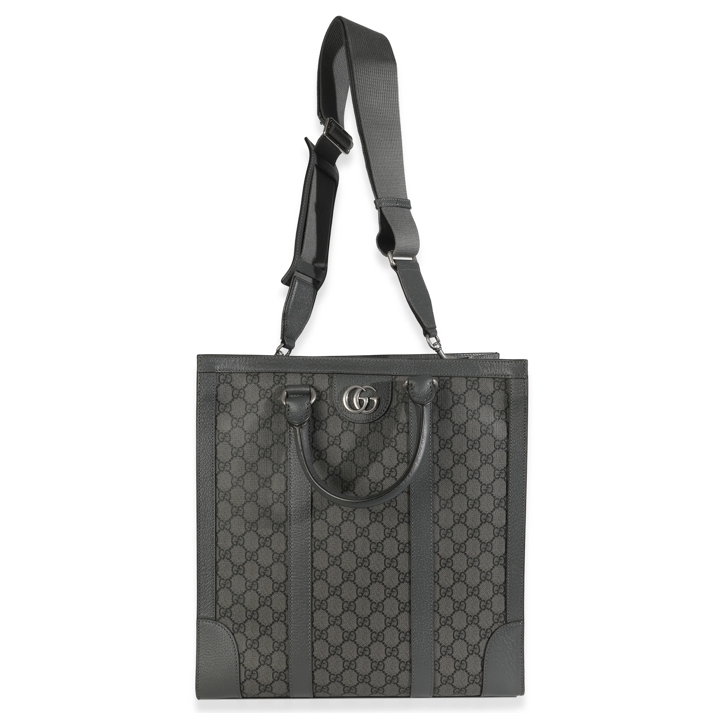 Grey Black GG Coated Canvas Ophidia Medium Tote - Image 5