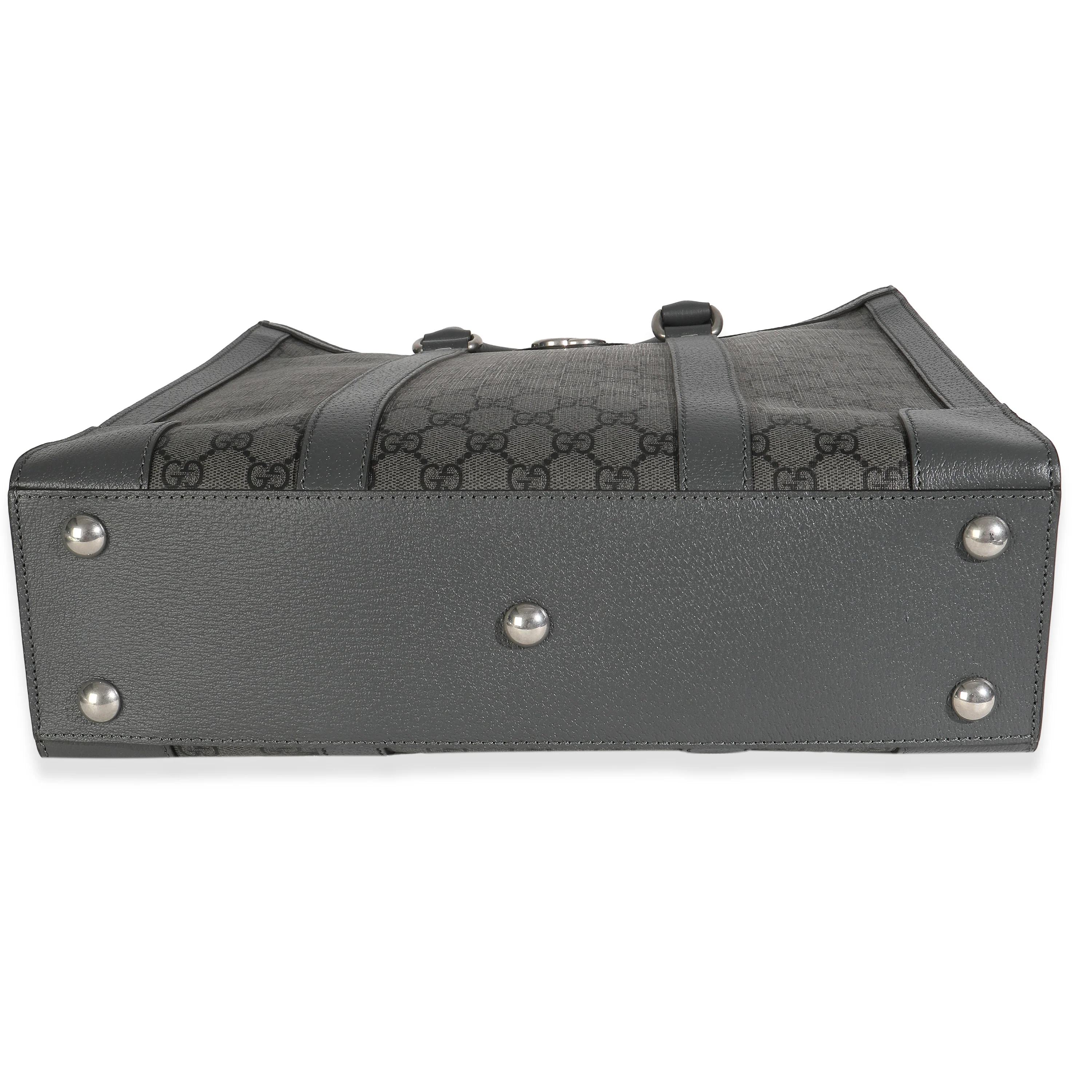 Grey Black GG Coated Canvas Ophidia Medium Tote - Image 7