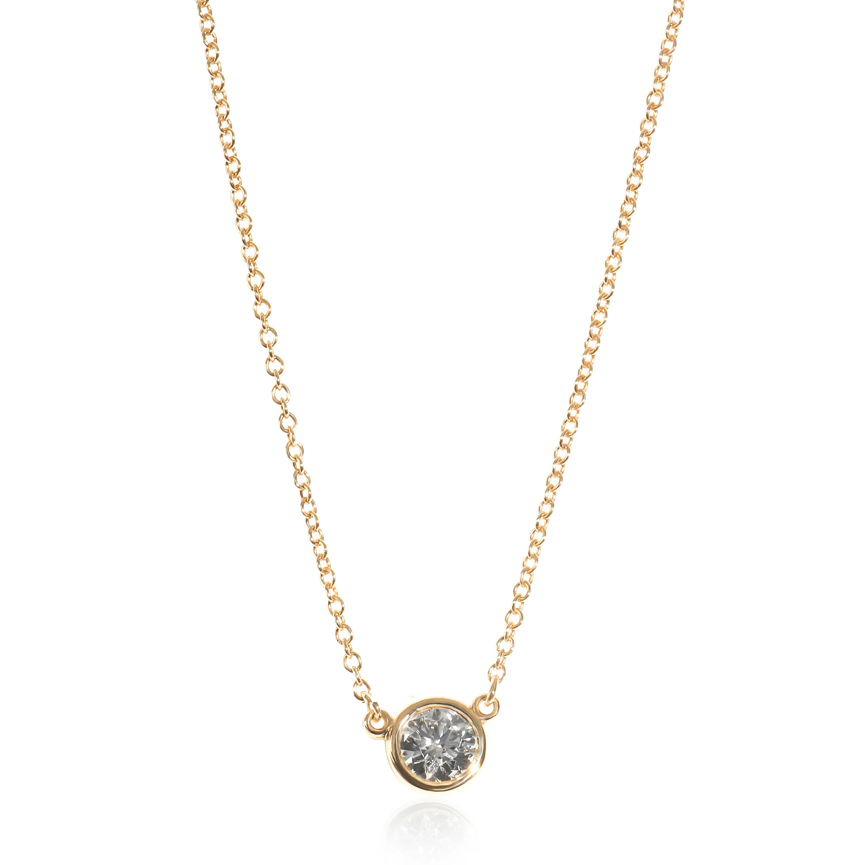 Yellow Gold Diamond Elsa Peretti Diamonds By The Yard Pendant