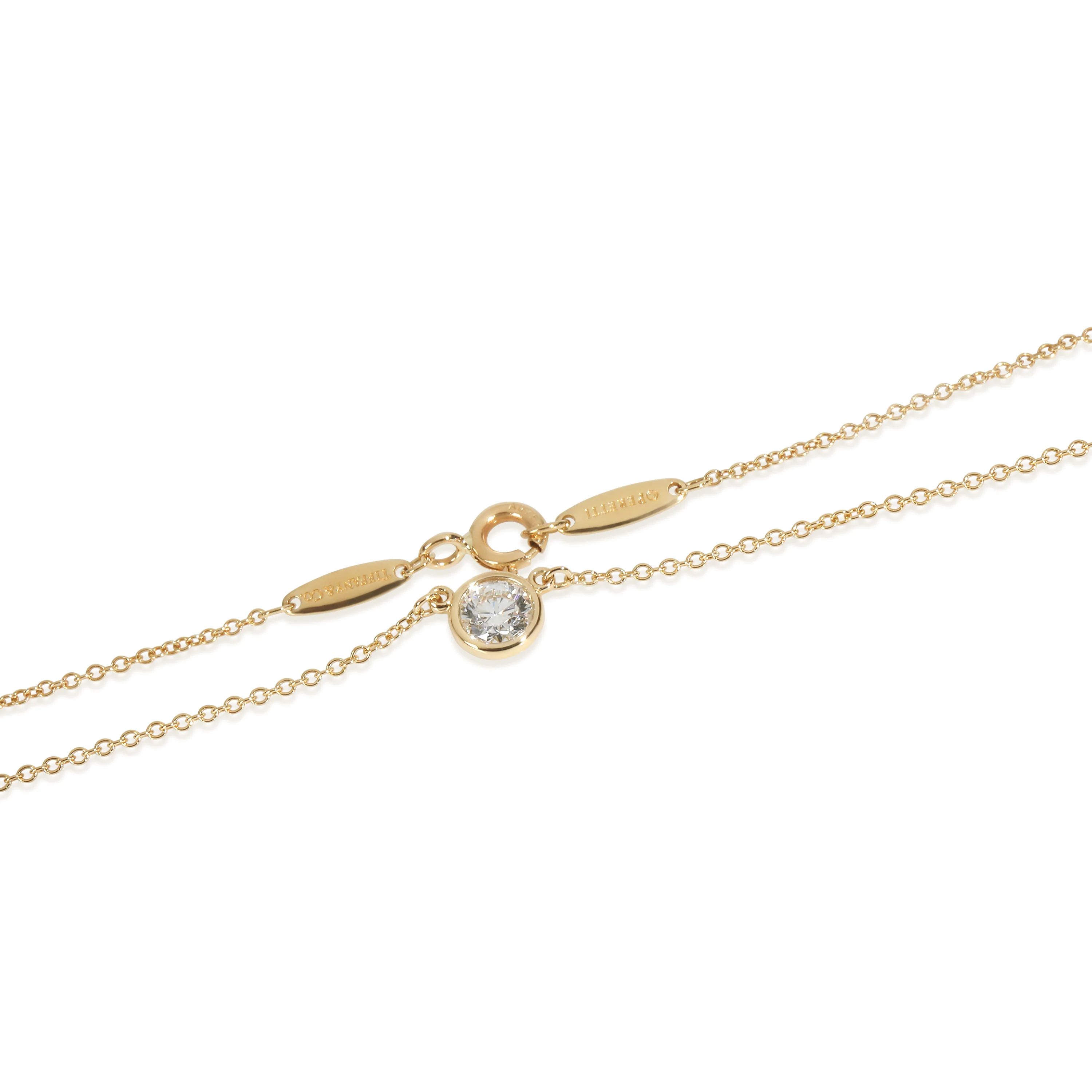 Yellow Gold Diamond Elsa Peretti Diamonds By The Yard Pendant - Image 2