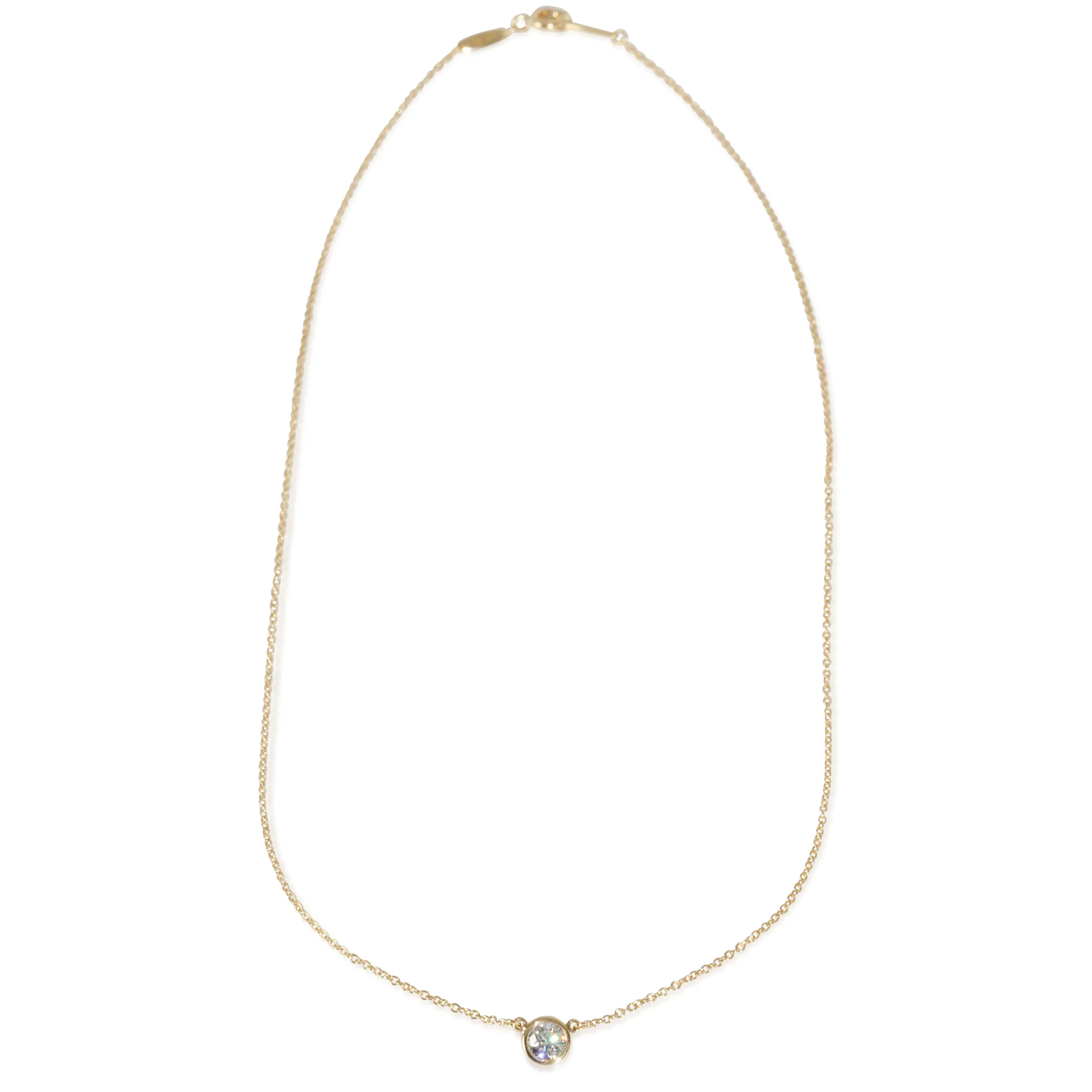 Yellow Gold Diamond Elsa Peretti Diamonds By The Yard Pendant - Image 3