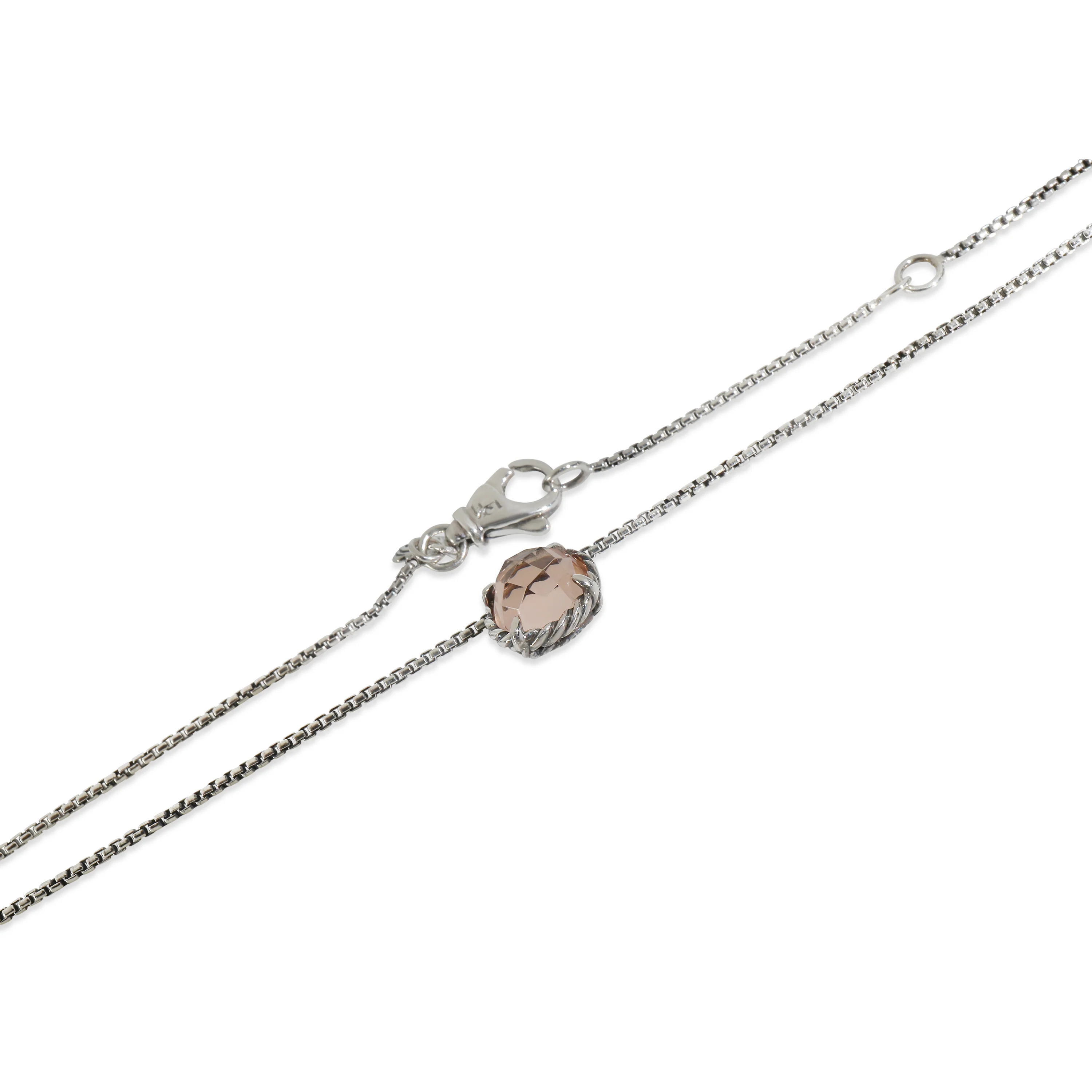 Sterling Silver Morganite Chatelaine - Image 2