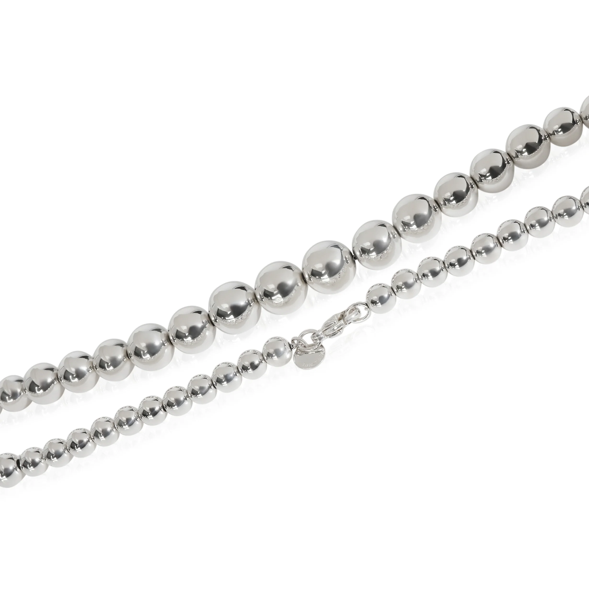 Sterling Silver HardWear Graduated Ball Necklace - Image 2