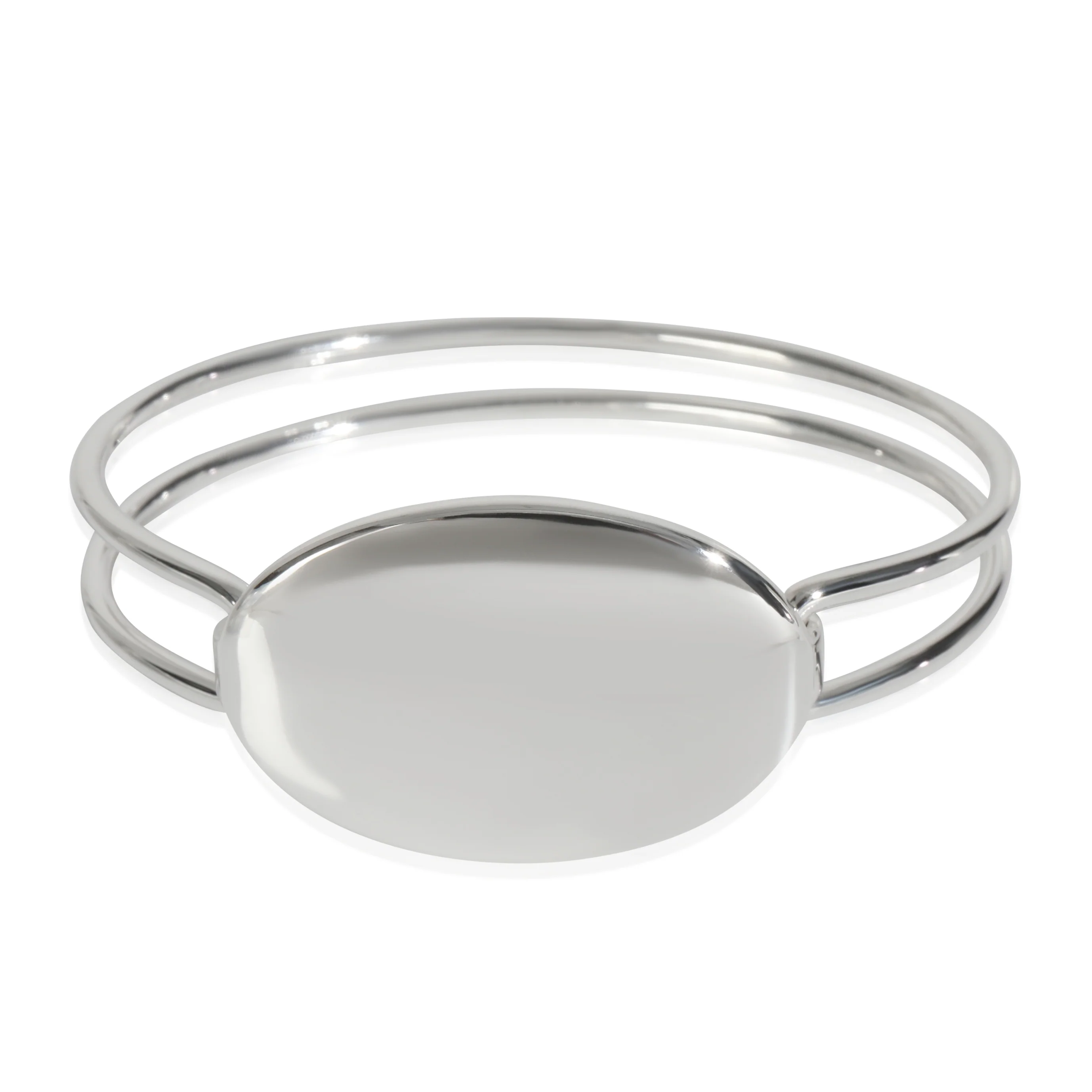 Sterling Silver Oval ID Bracelet