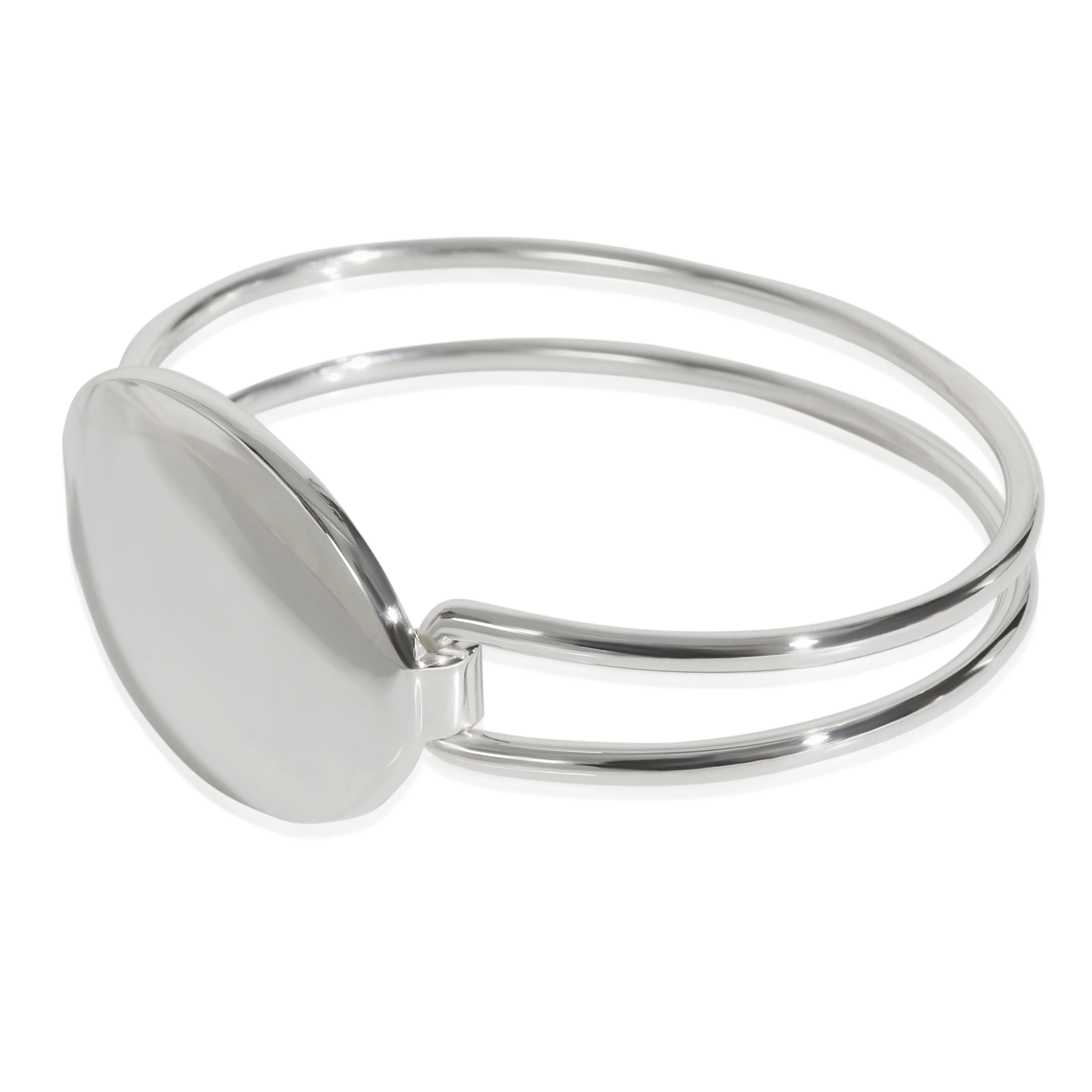 Sterling Silver Oval ID Bracelet - Image 2