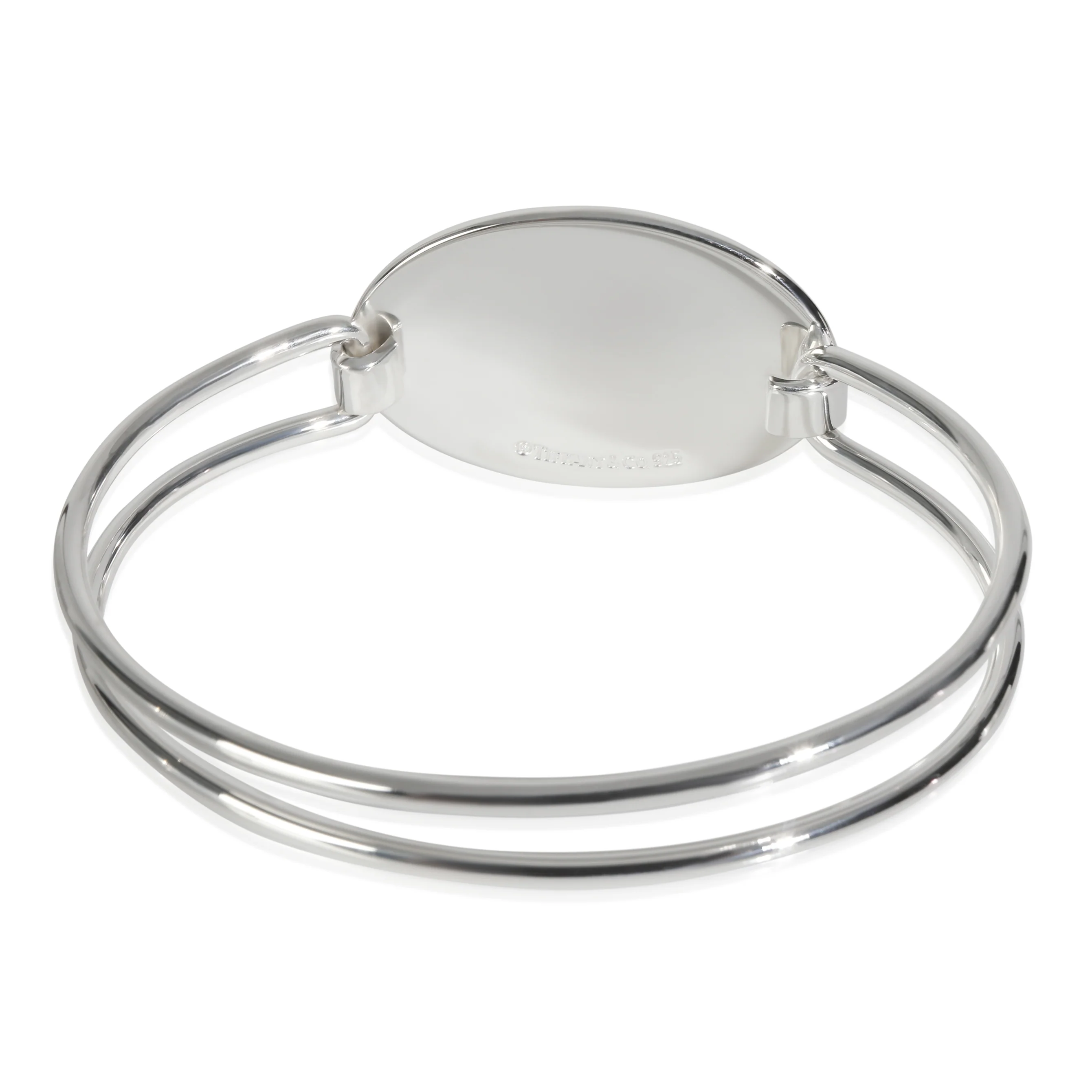 Sterling Silver Oval ID Bracelet - Image 3
