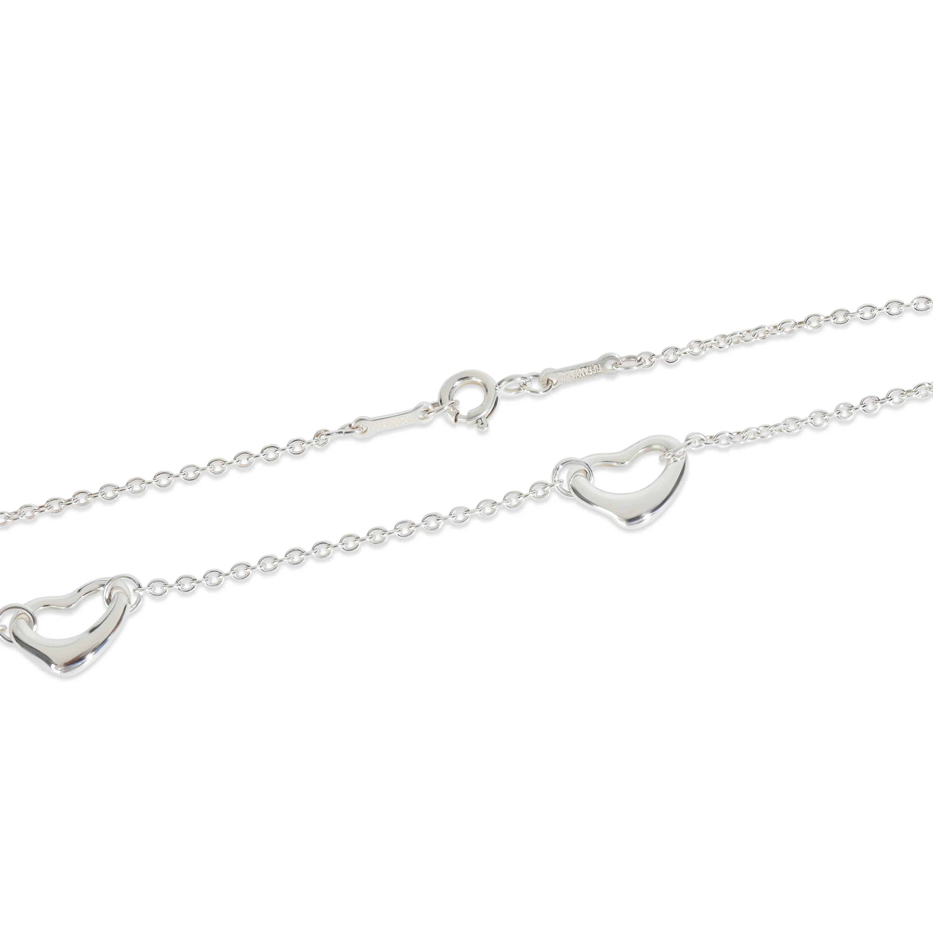 Sterling Silver  Paloma Picasso Open Heart Station Necklace - Image 2