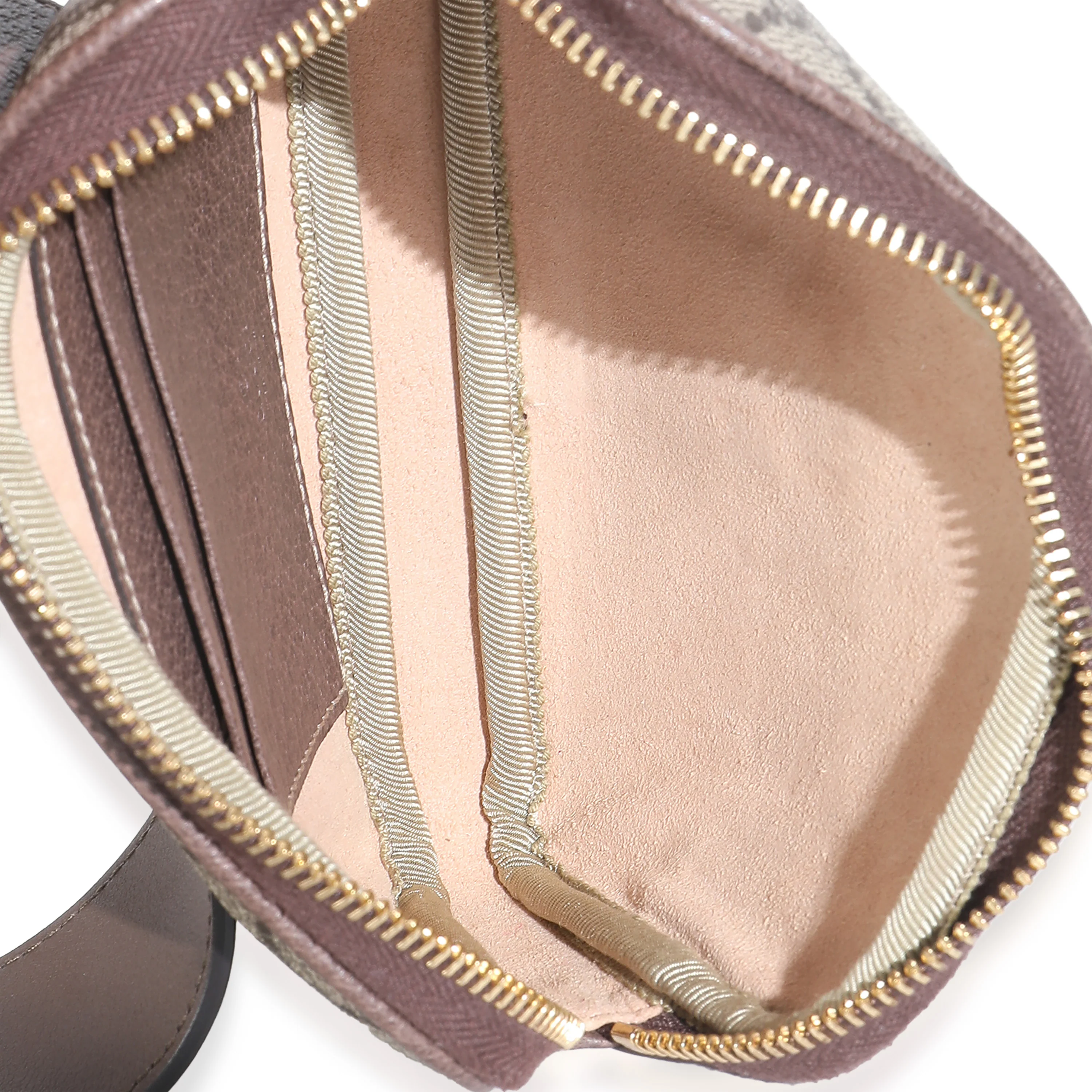 Beige Ebony GG Supreme Canvas Small Ophidia Belt Bag 85/34 - Image 8