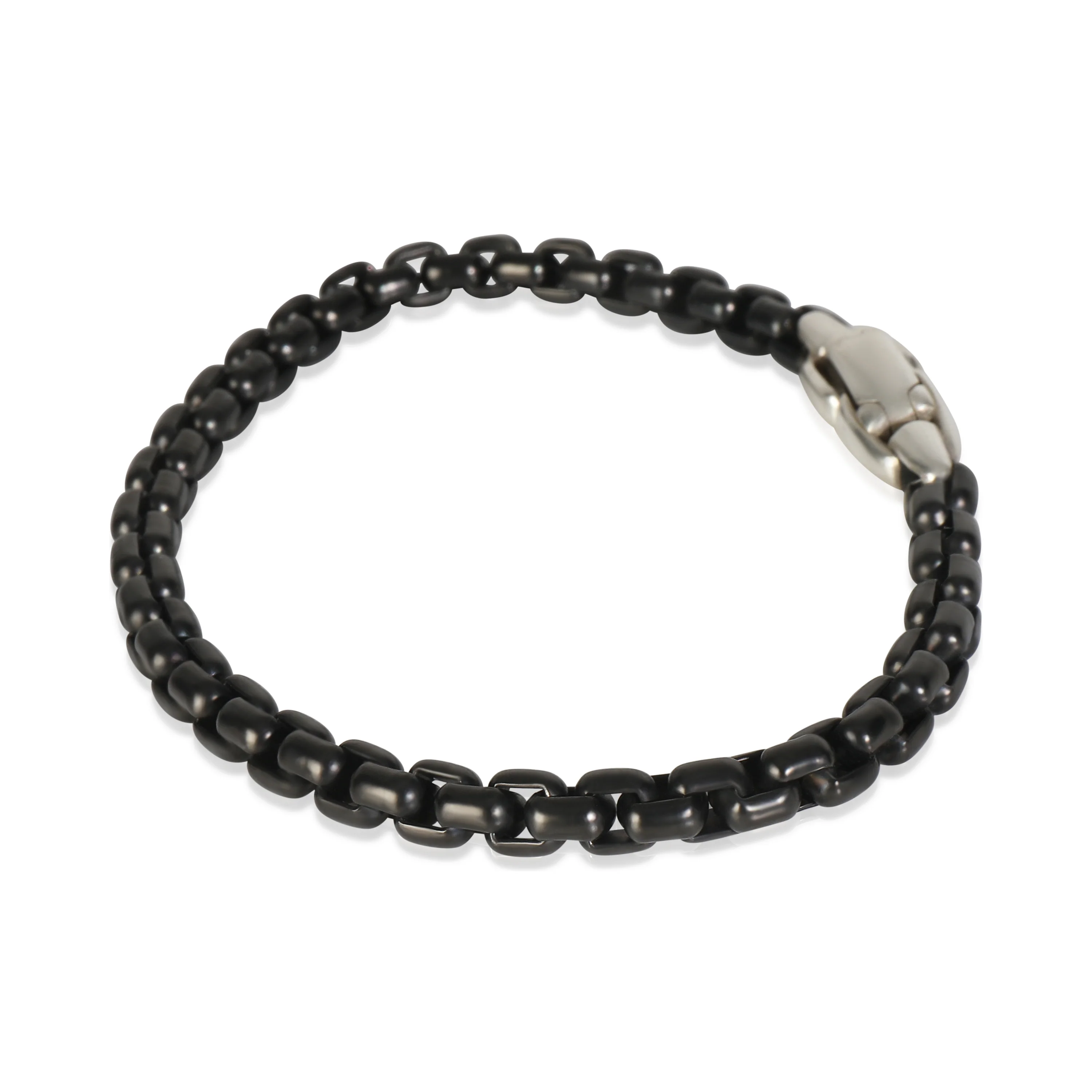 Sterling Silver 5mm Box Chain Bracelet - Image 2