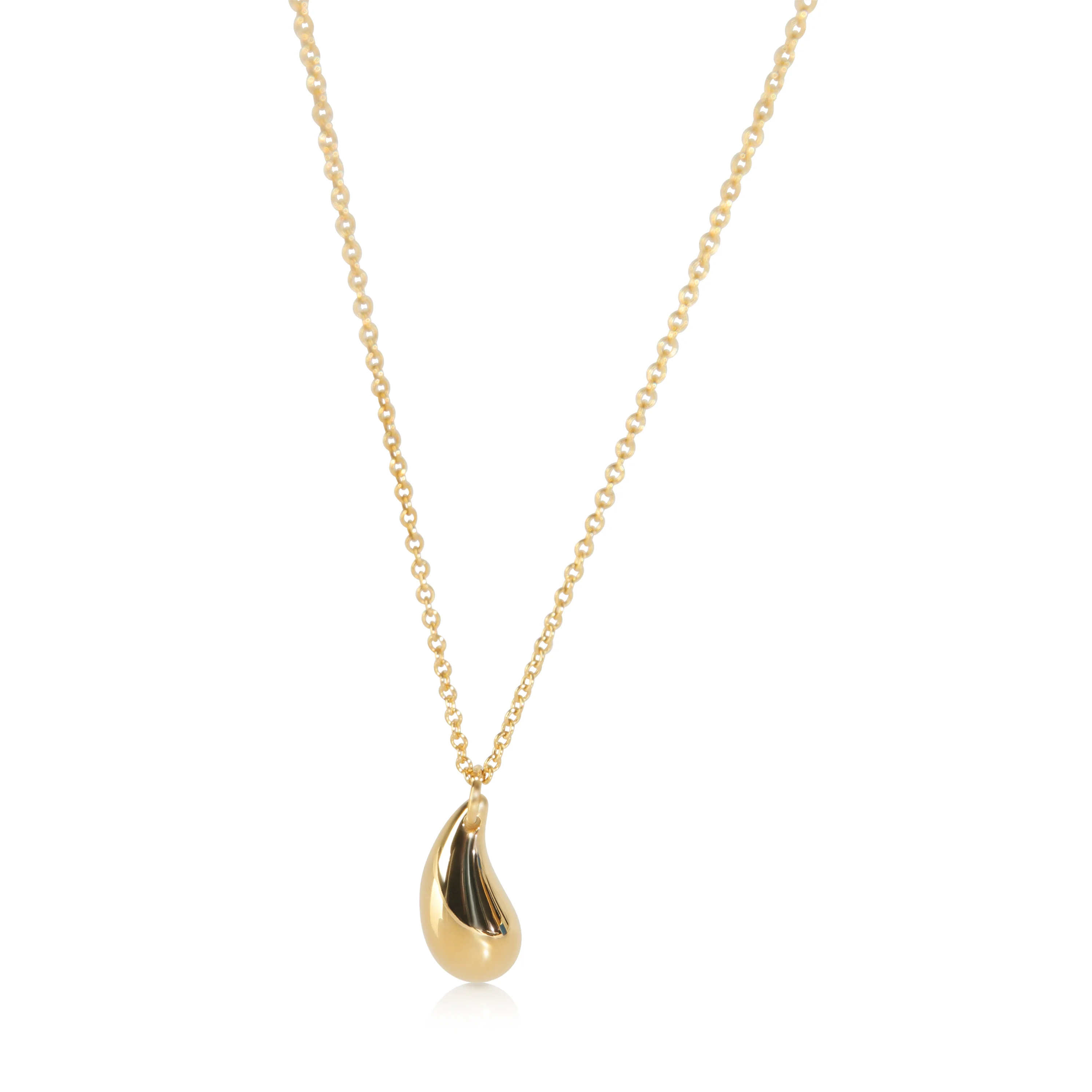 Yellow Gold Elsa Peretti Teardrop Pendant