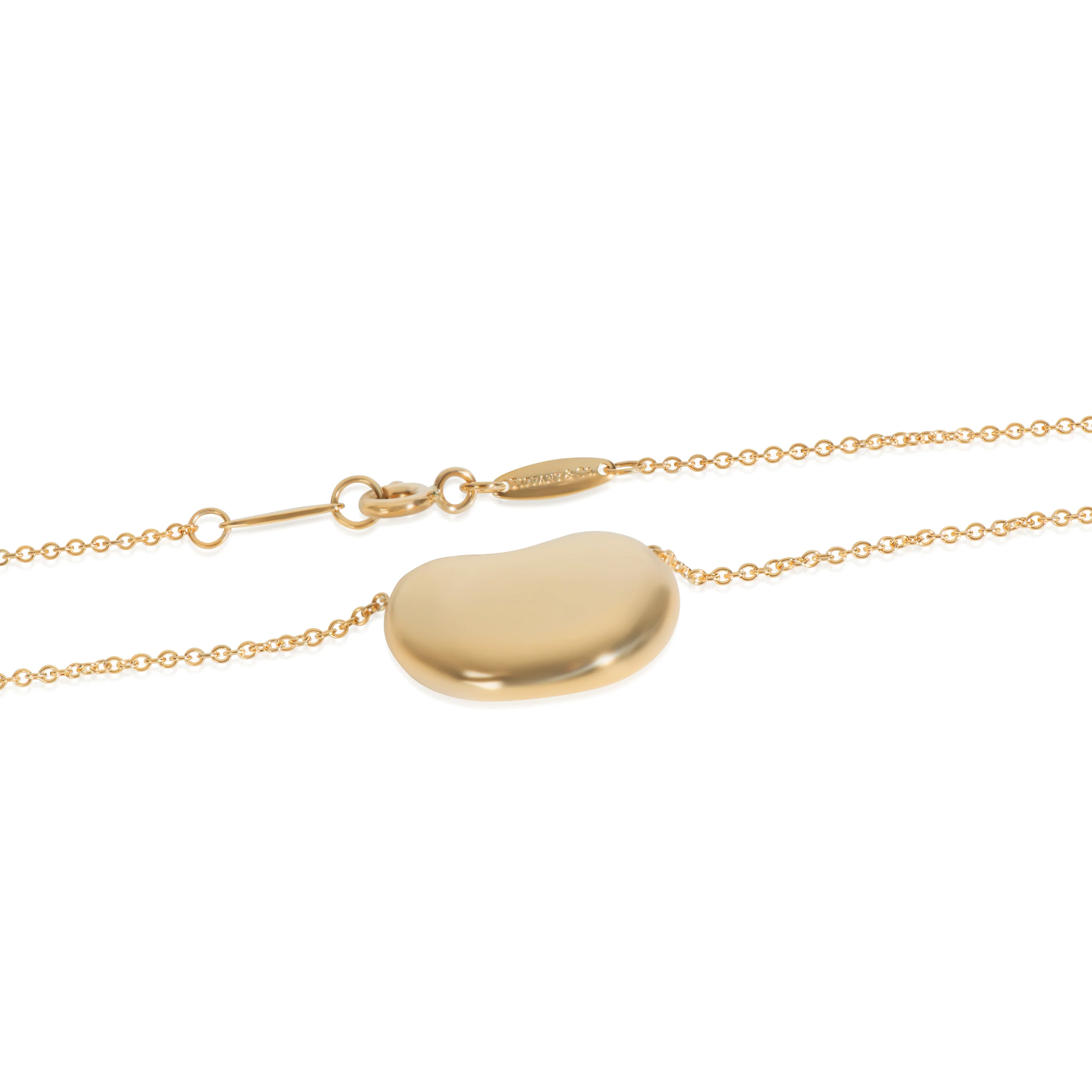 Yellow Gold  Elsa Peretti Bean Pendant - Image 2