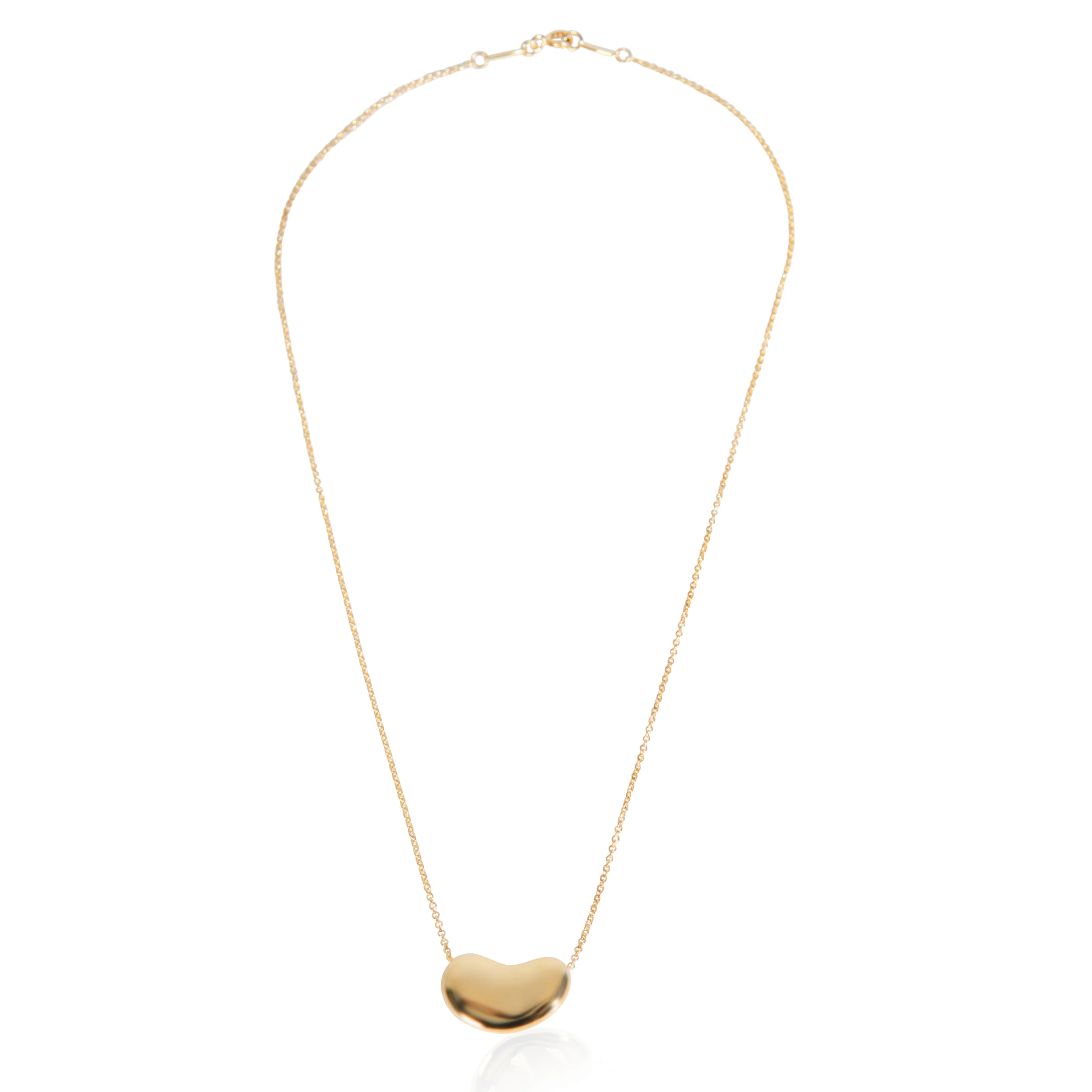 Yellow Gold  Elsa Peretti Bean Pendant - Image 3