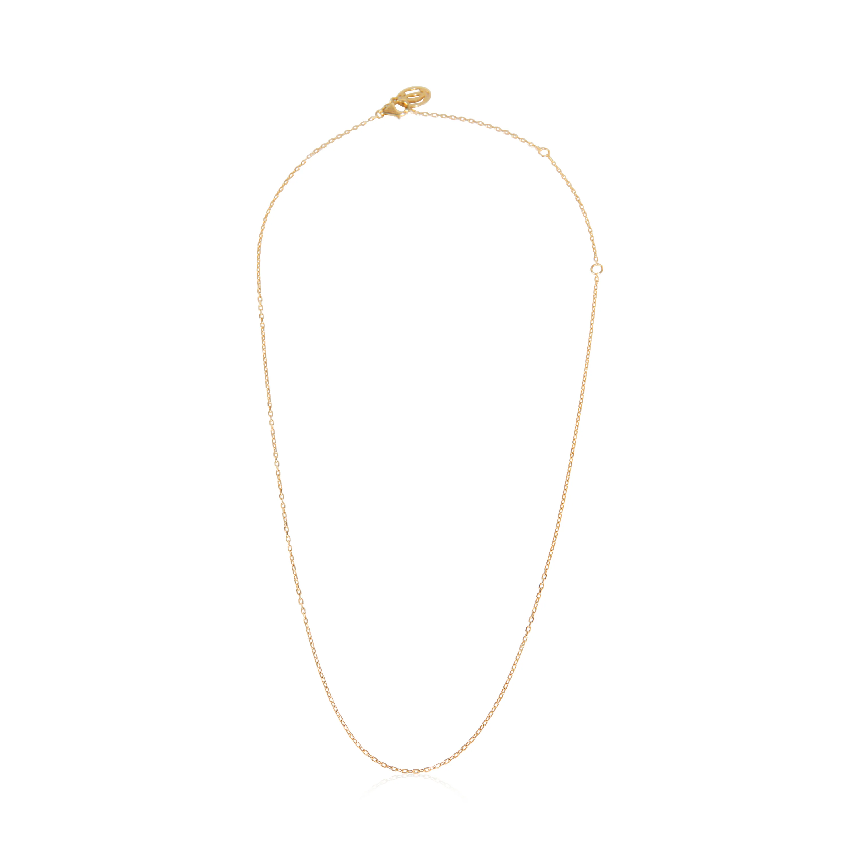 Yellow Gold Cable Chain Necklace - Image 3