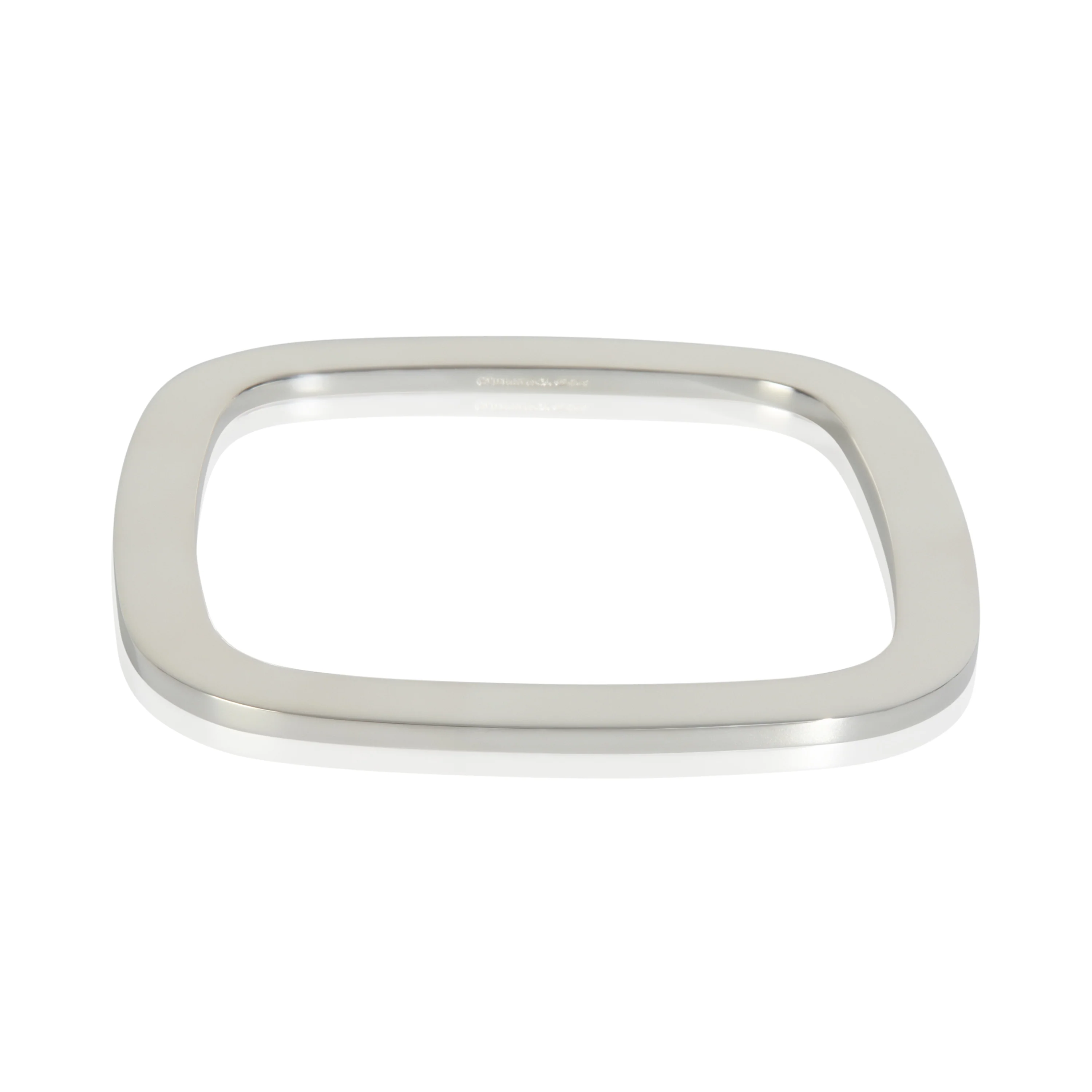 Sterling Silver  1837 Flat Square Bracelet - Image 2