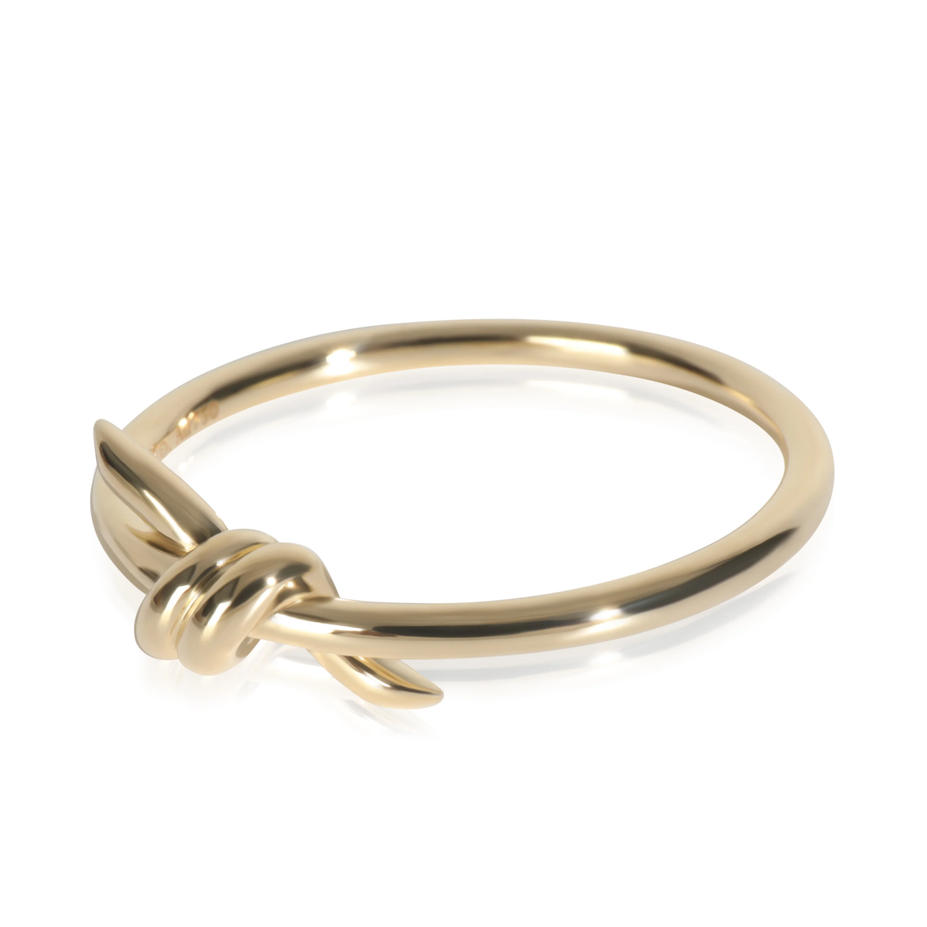 Yellow Gold Knot Ring - Image 2