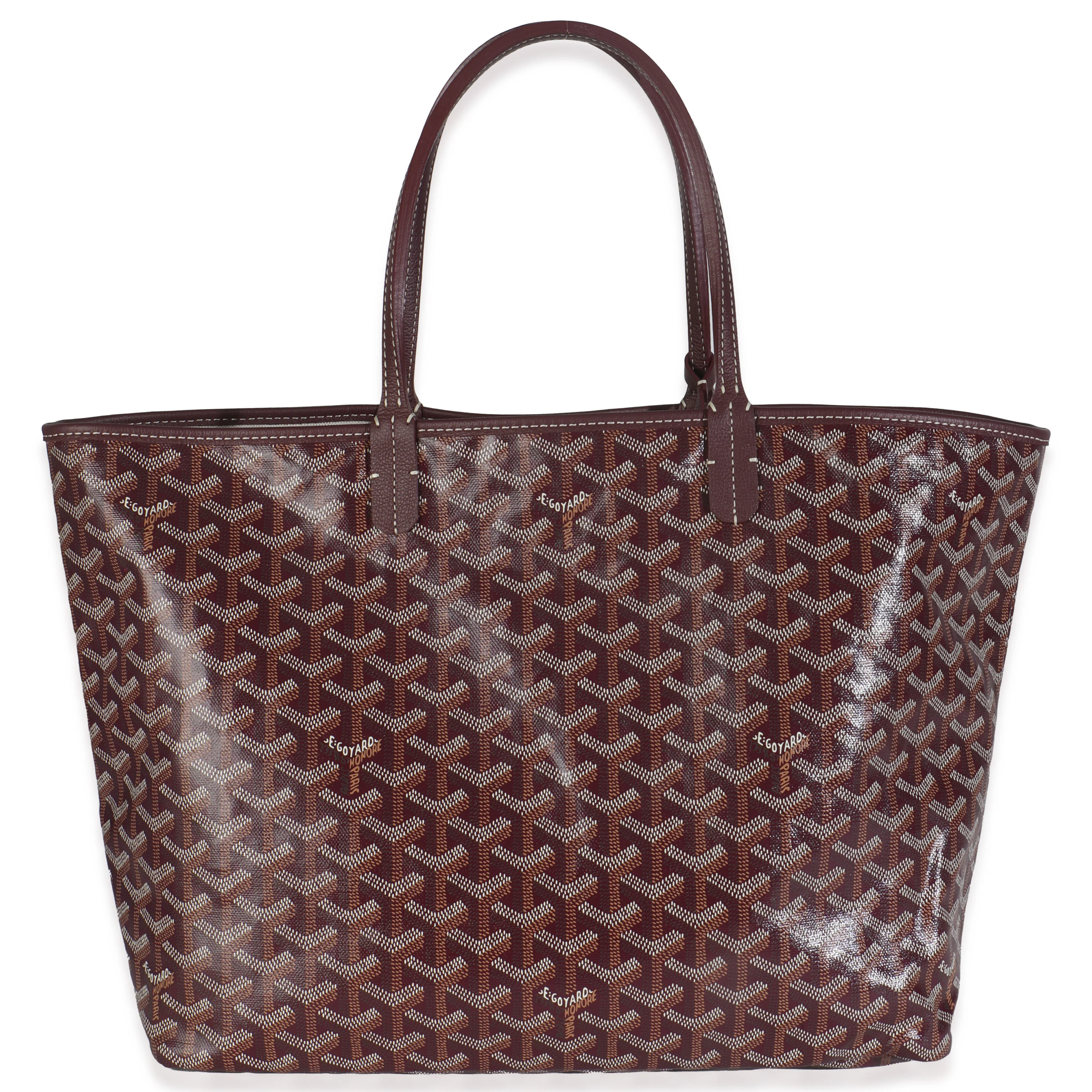 Burgundy Goyardine Canvas Saint Louis PM - Image 4