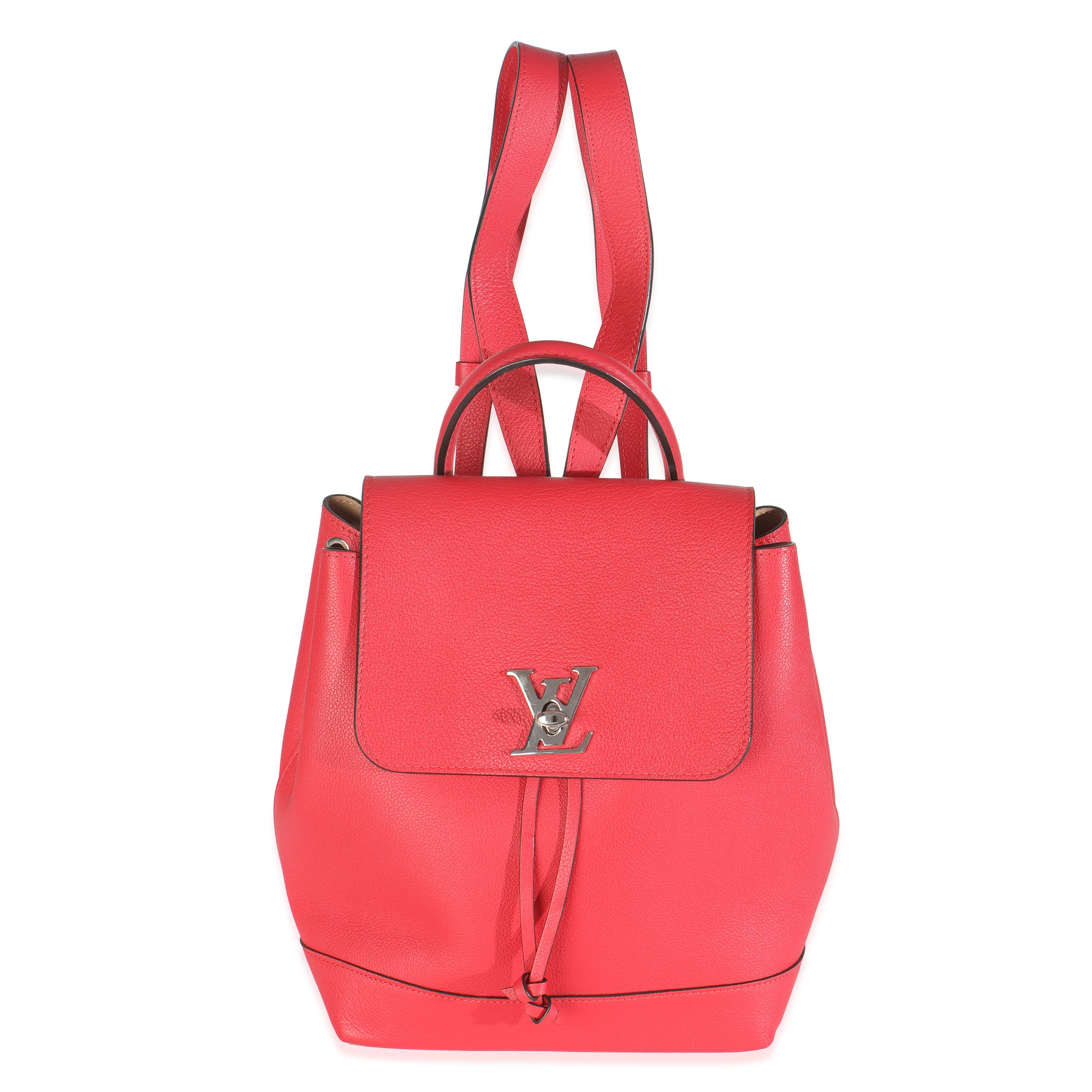 Rubis Calfskin Leather Lockme Backpack - Image 3