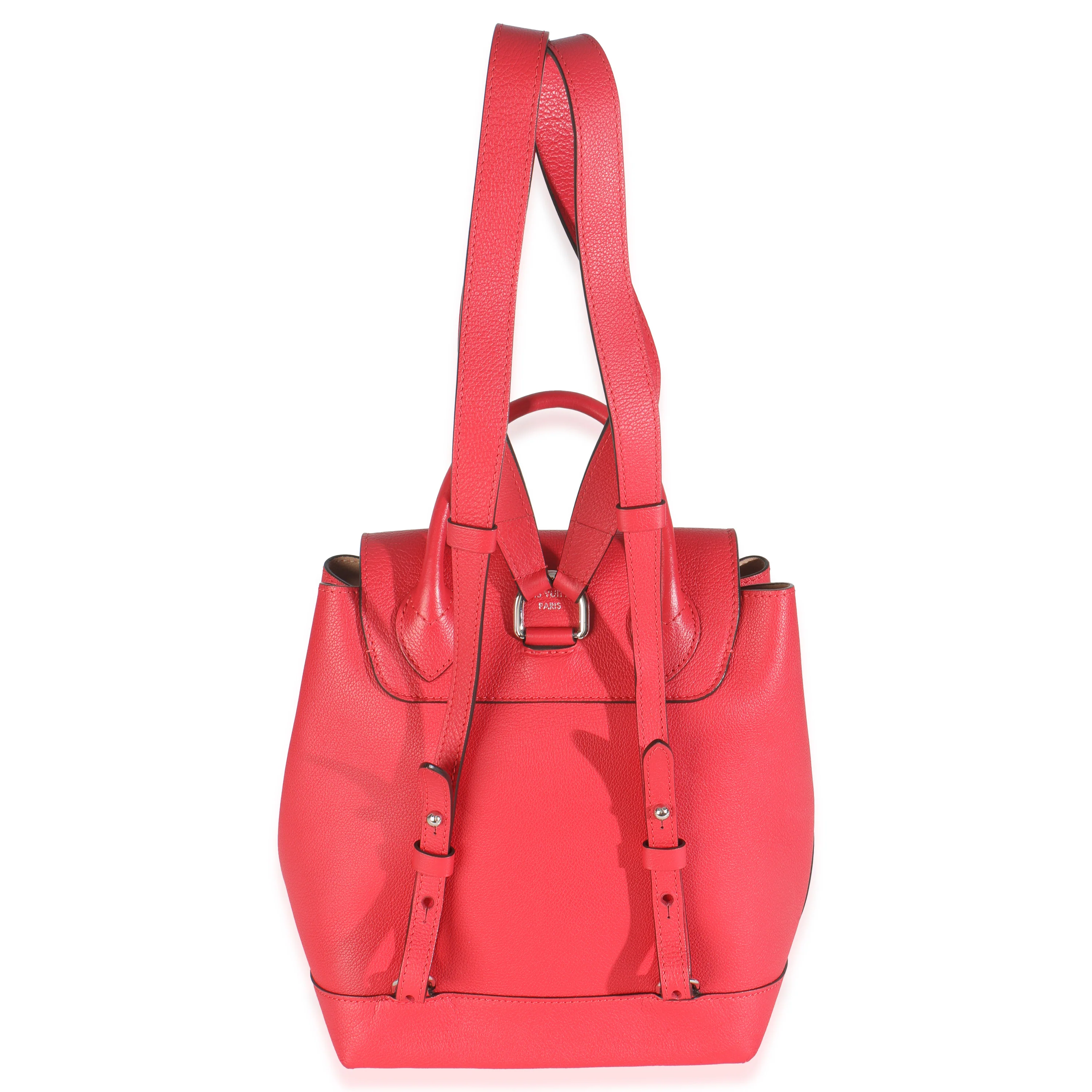 Rubis Calfskin Leather Lockme Backpack - Image 4