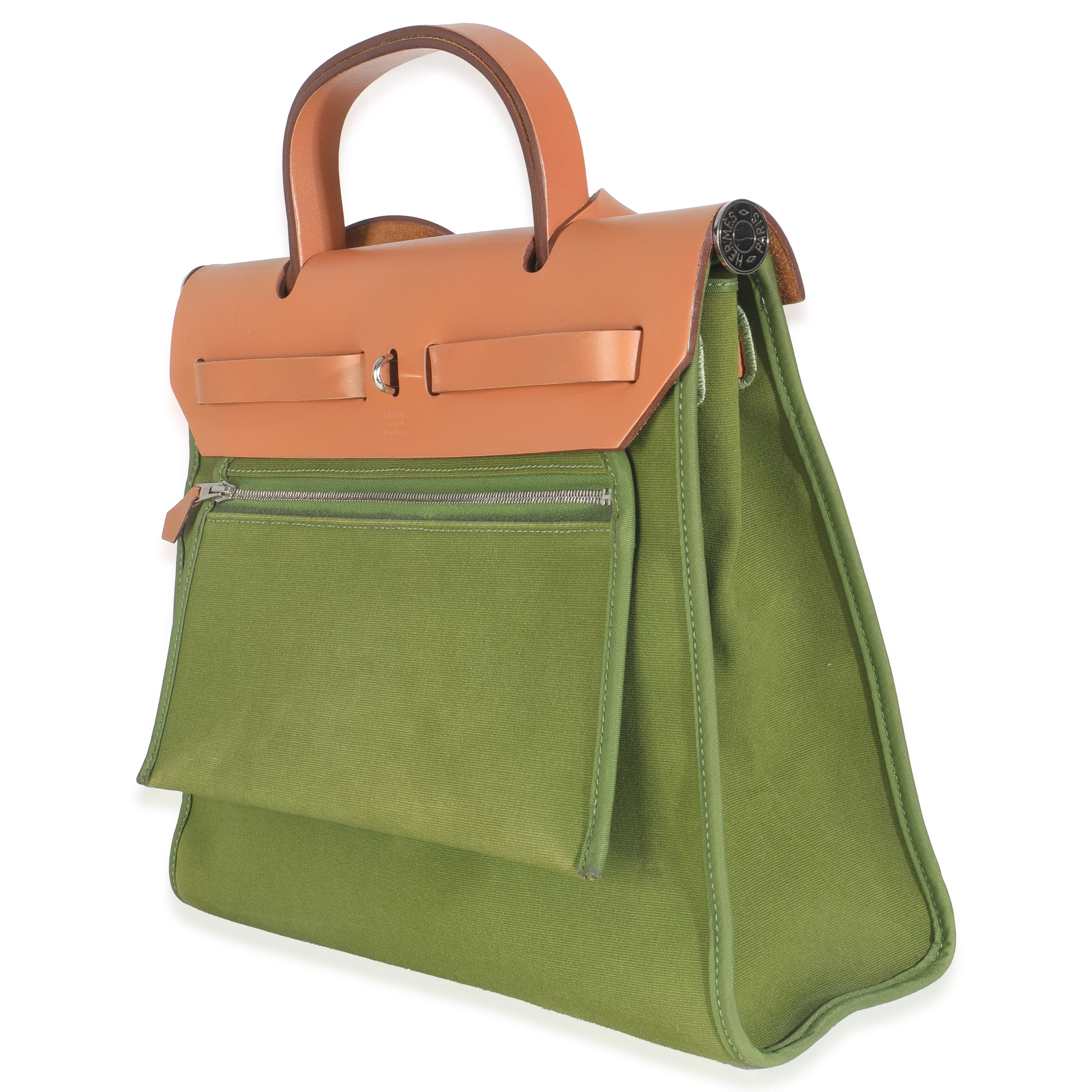 Apple Green Vache Hunter Toile Herbag Zip 31 PHW - Image 2