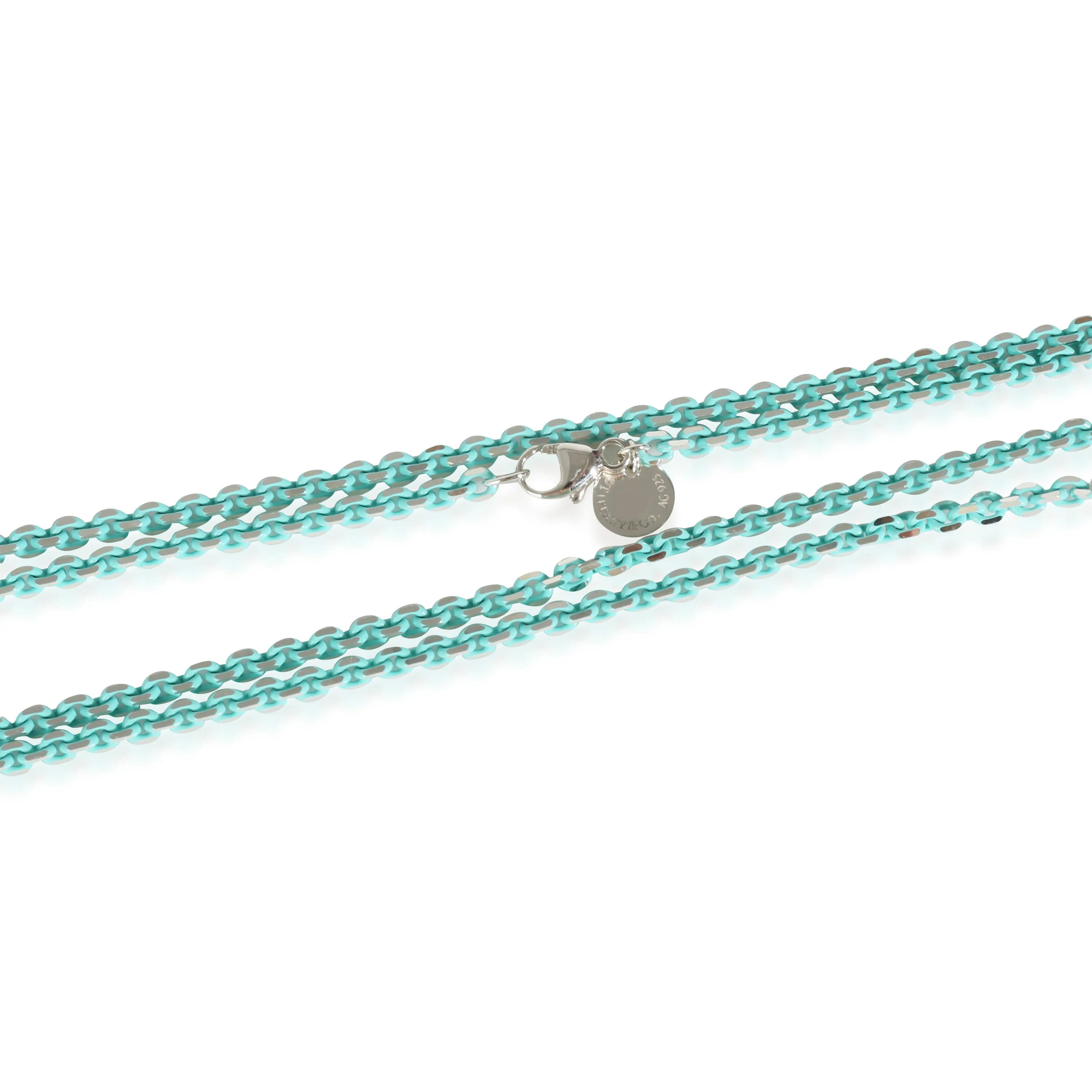 Sterling Silver Thin Sparkle Chain Necklace - Image 4