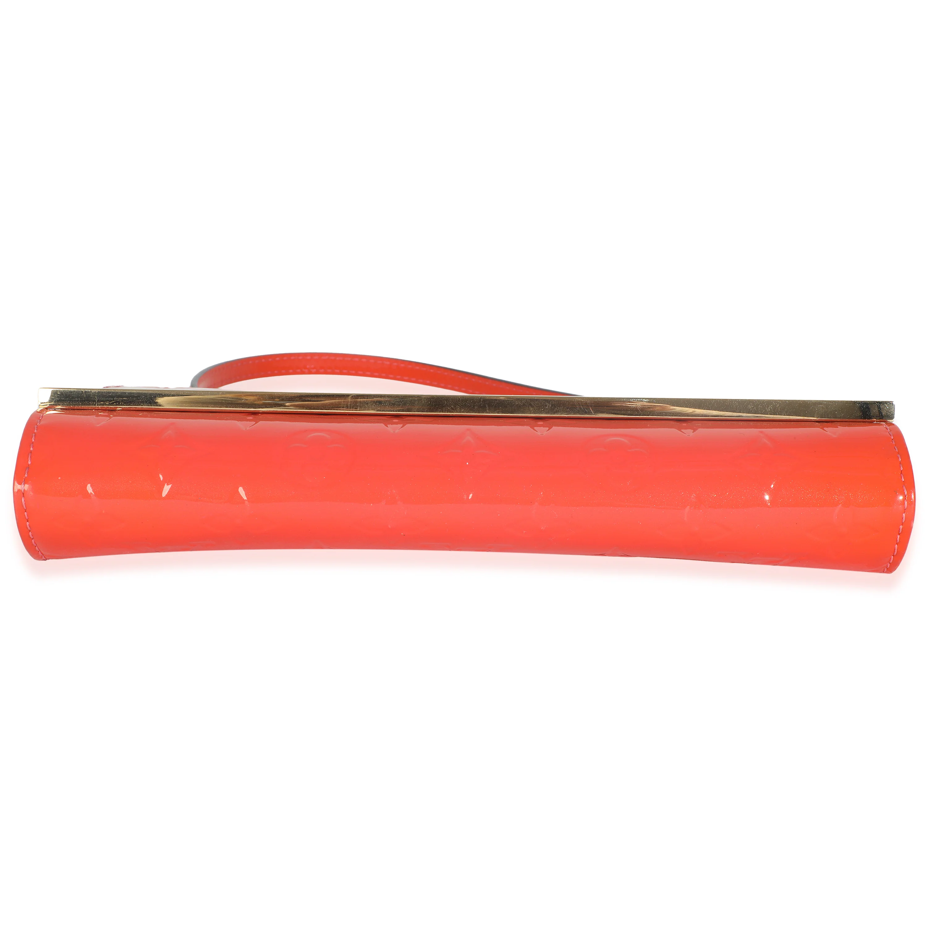 Orange Sunset Monogram Vernis Ana Clutch - Image 6