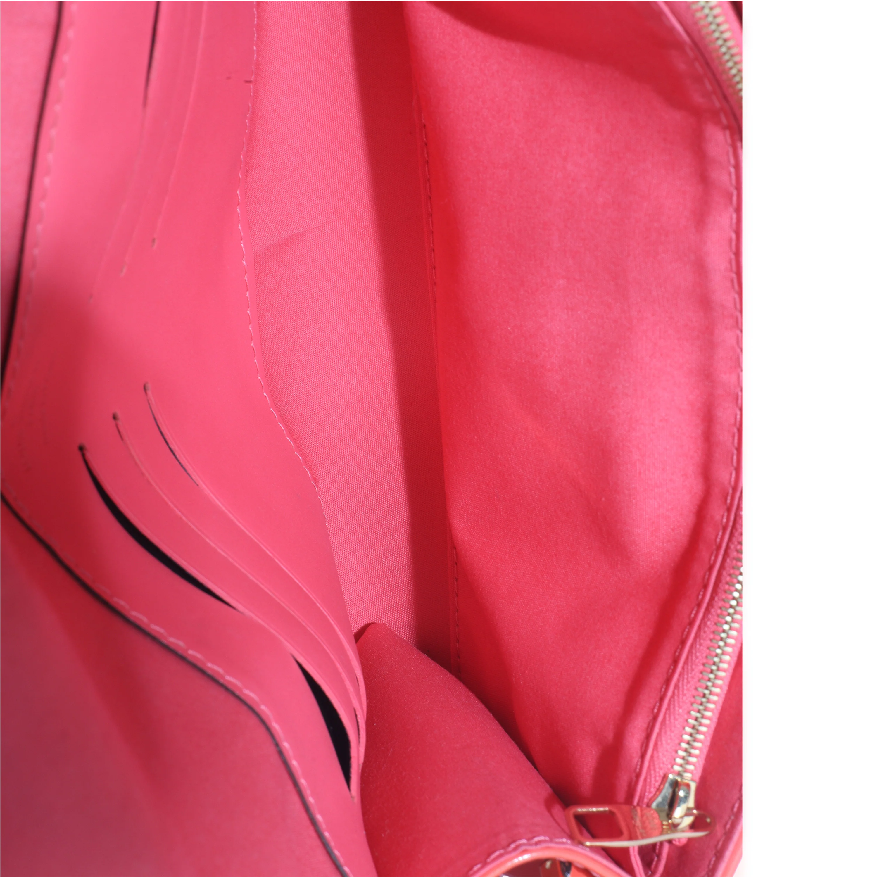 Orange Sunset Monogram Vernis Ana Clutch - Image 8