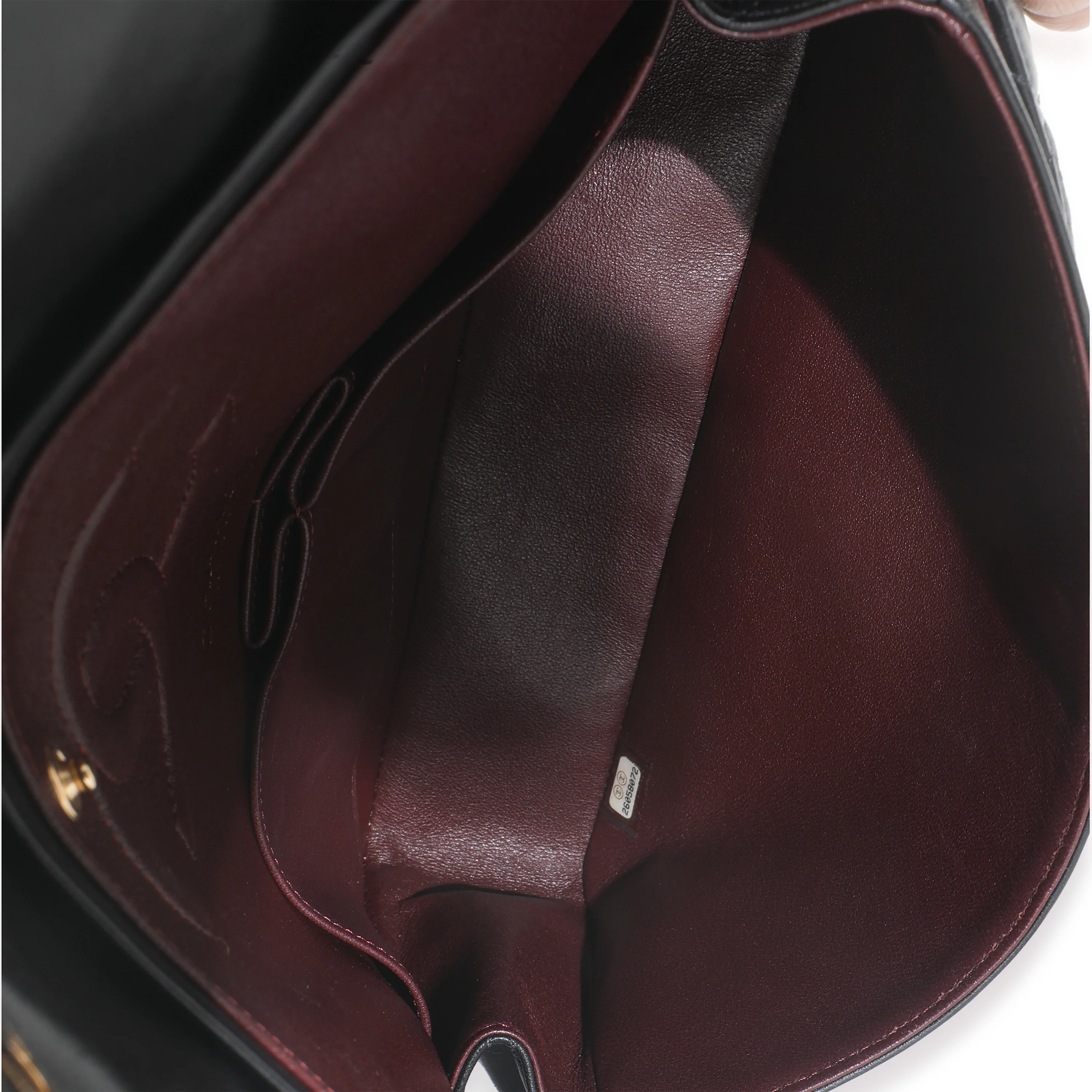 Black Quilted Lambskin Medium Classic Double Flap Bag - Image 9
