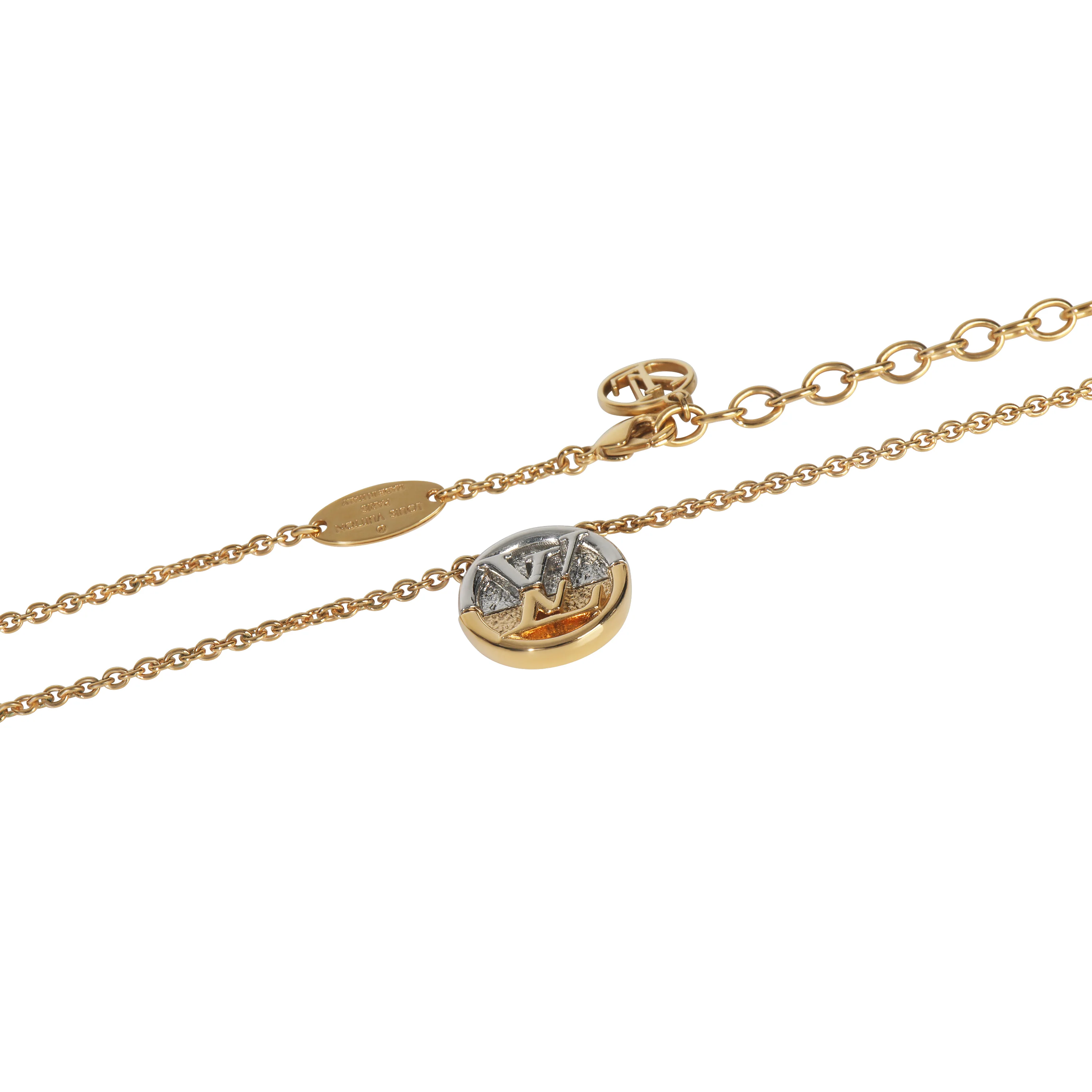 Gold-Plated  L to V Necklace - Image 3