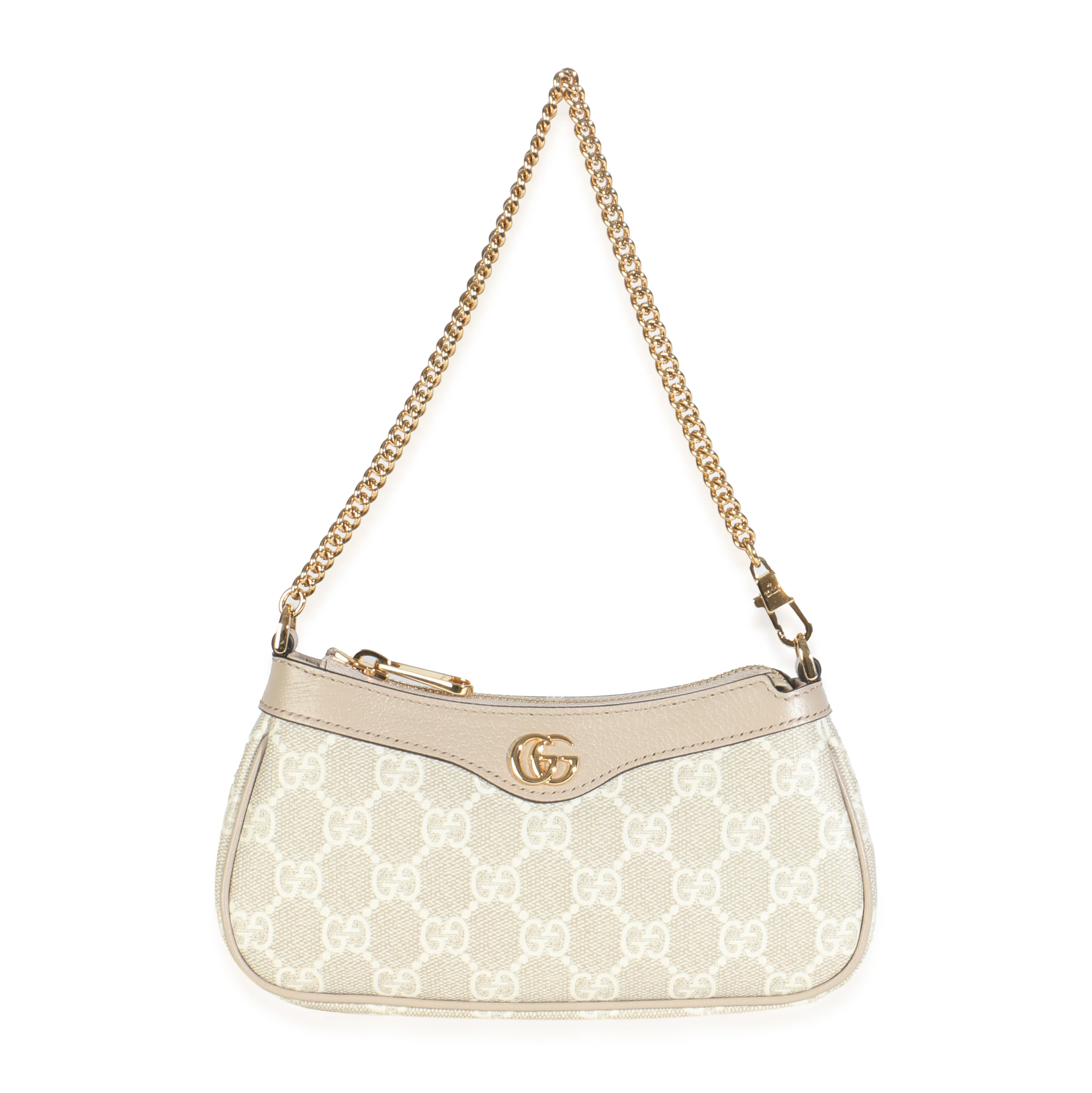 White GG Supreme Canvas Mini Ophidia Bag