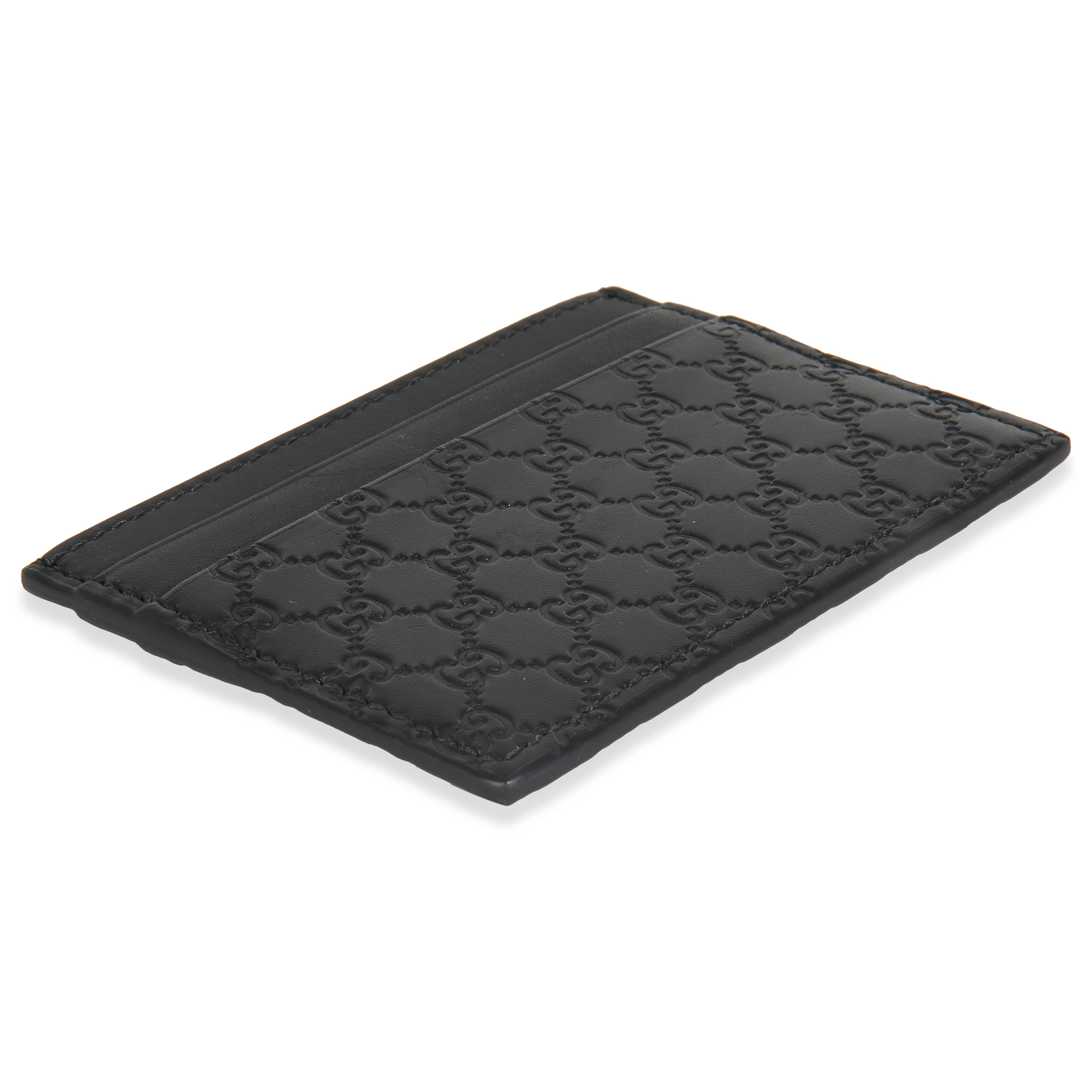 Black Microguccissima Card Case - Image 6