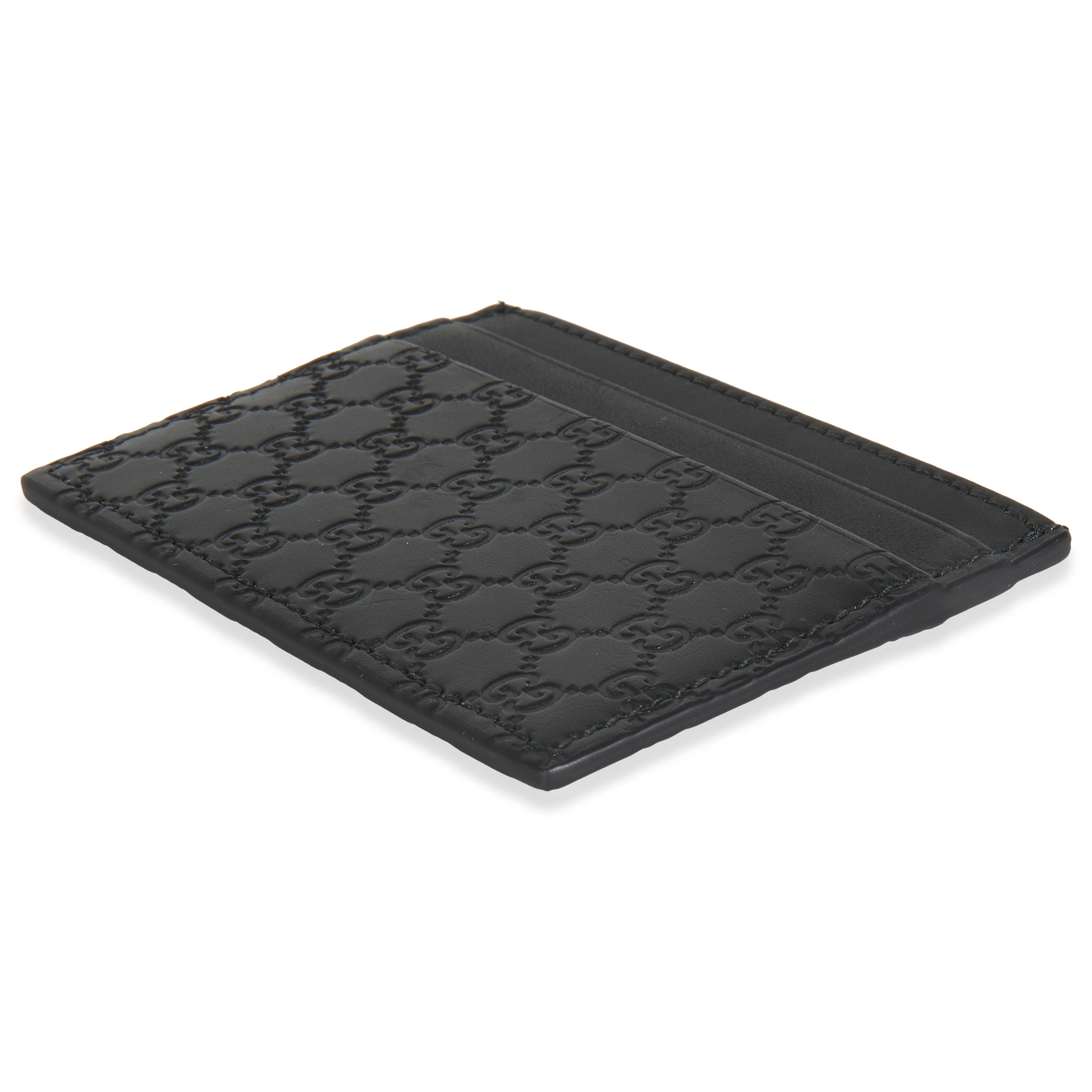 Black Microguccissima Card Case - Image 7