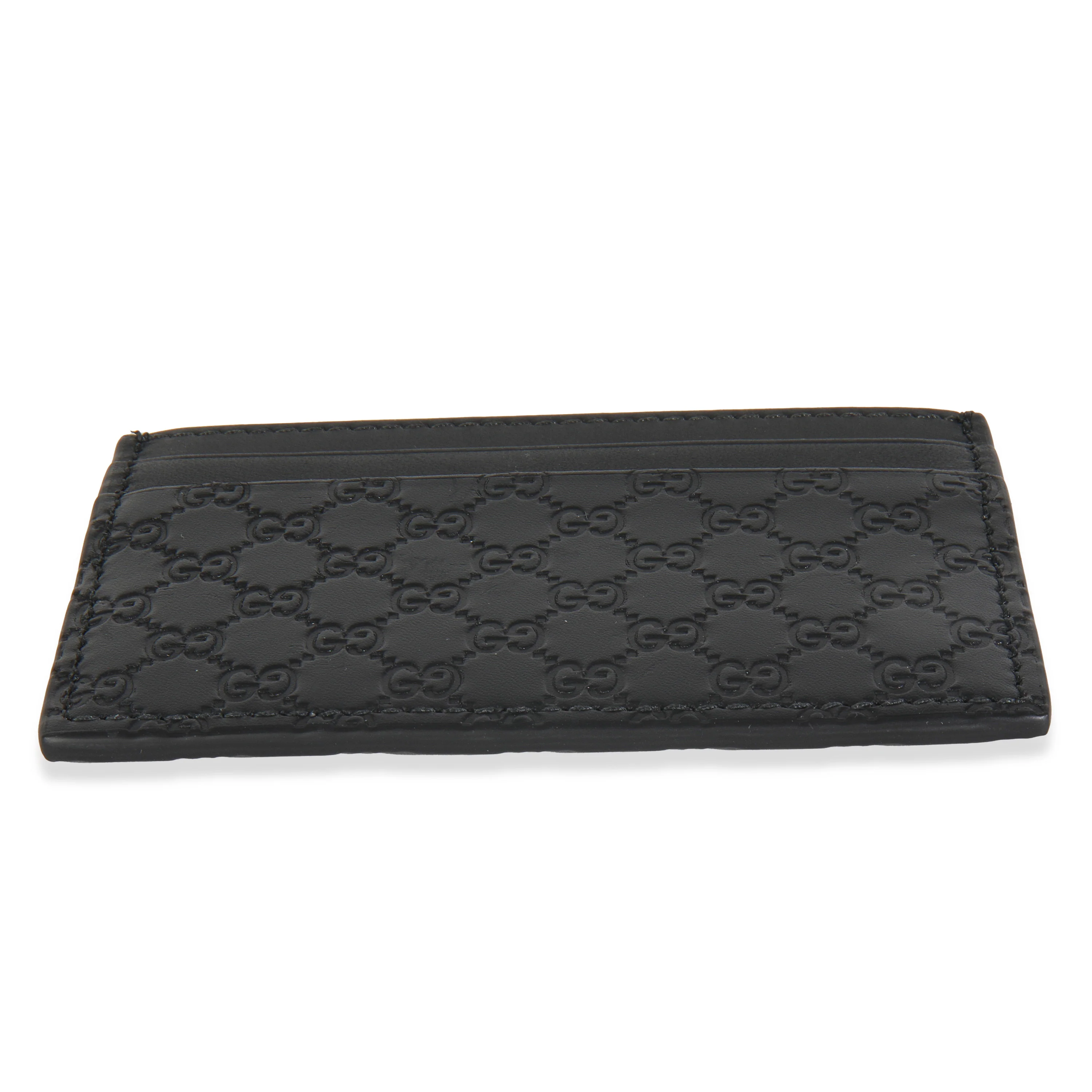 Black Microguccissima Card Case - Image 5
